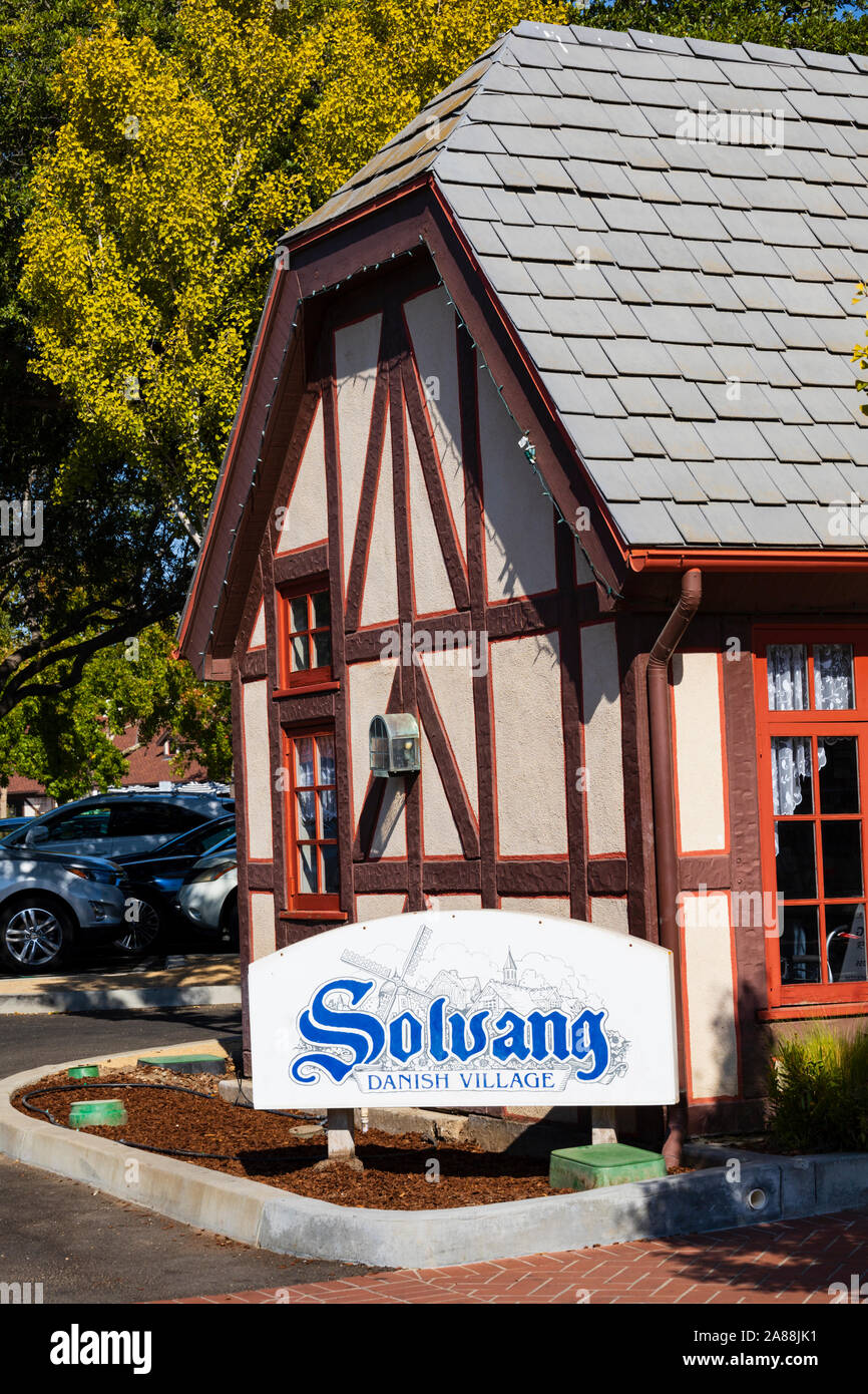 Tourist information office, The Danish settlement of Solvang, Santa