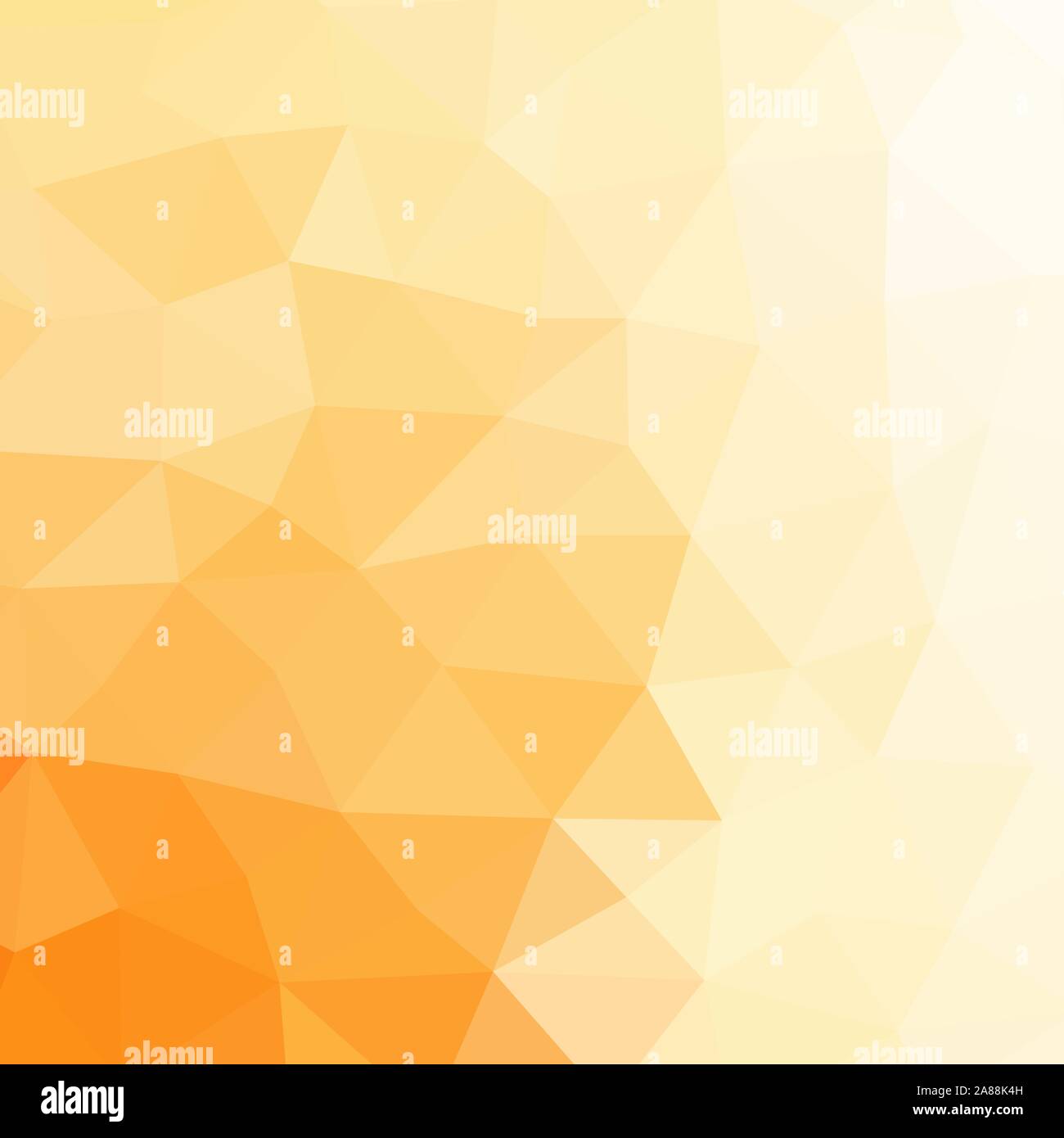 Abstract low poly background of triangles in orange colors. eps 10 ...