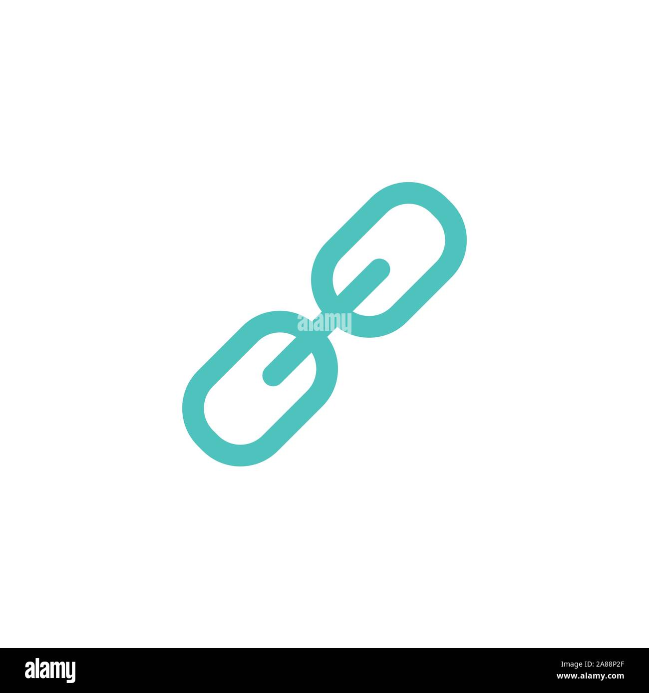 External Link Icon w image showing a link to a different website Stock Vector