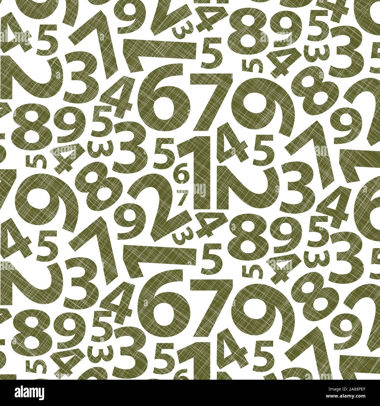 Colorful Vector Background With Numbers Stock Vector Image & Art - Alamy