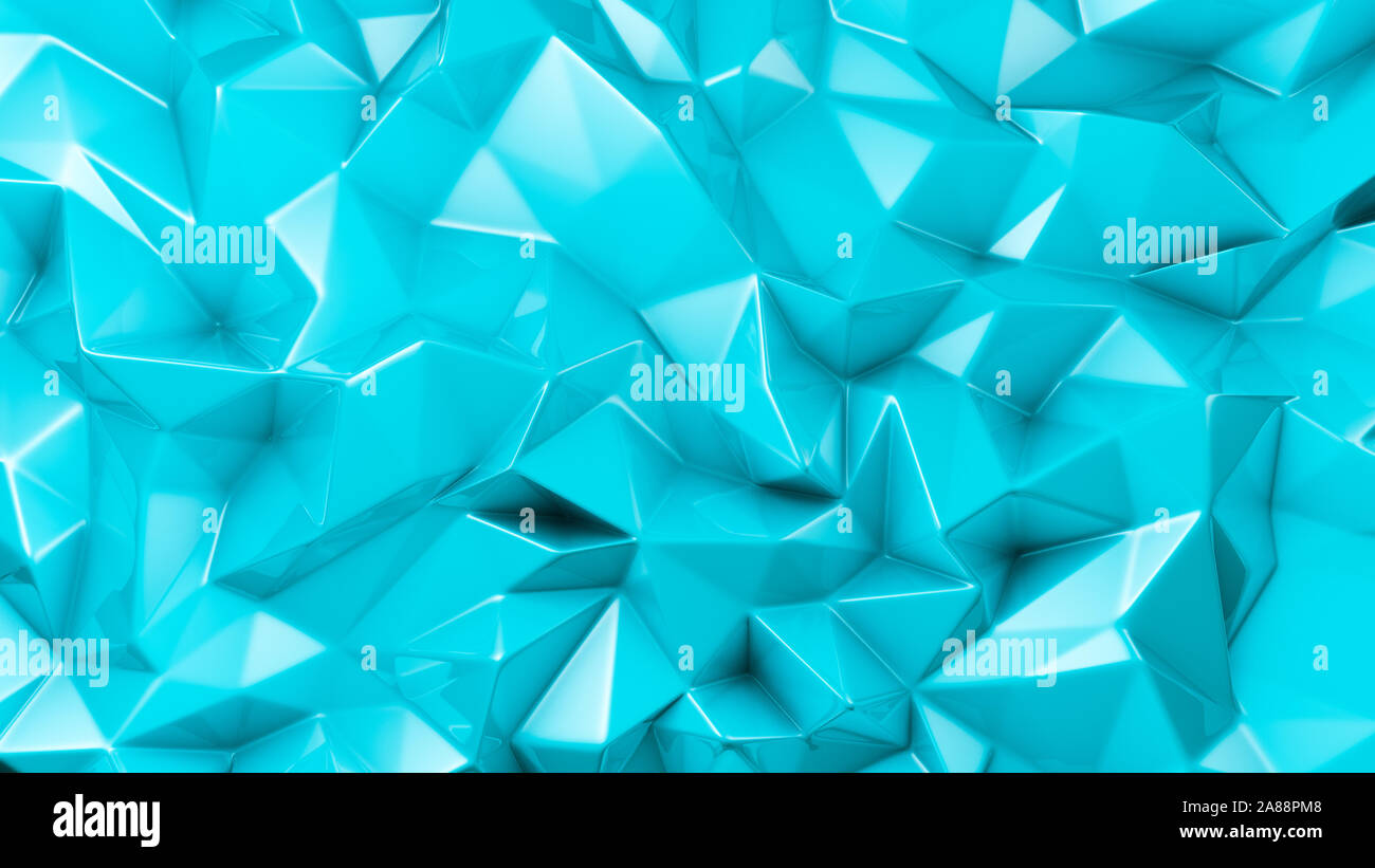 Beautiful azure crystal background. 3d rendering 3d illustration Stock ...