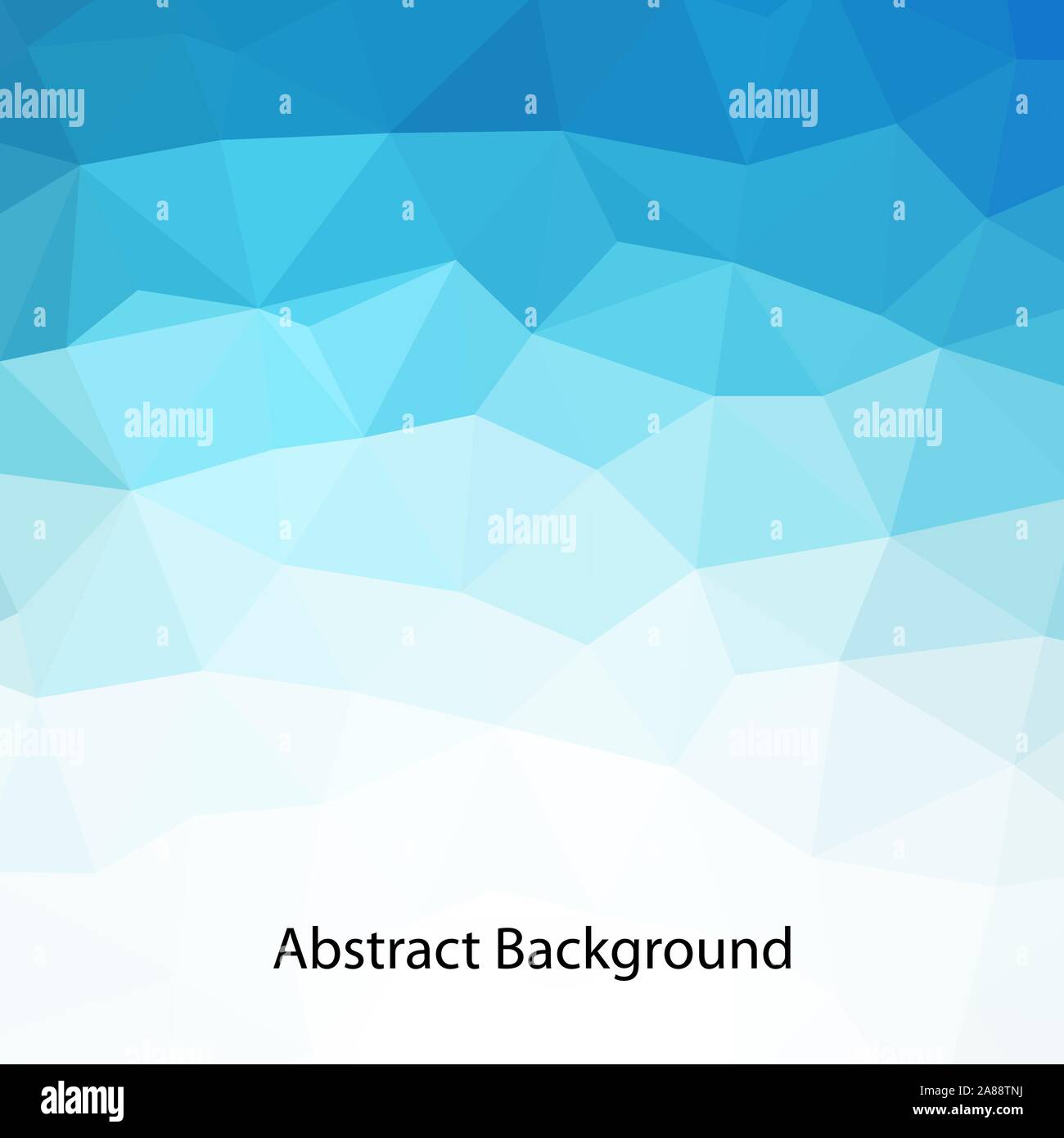 blue abstract triangular background. Vector graphics. mosaic style ...