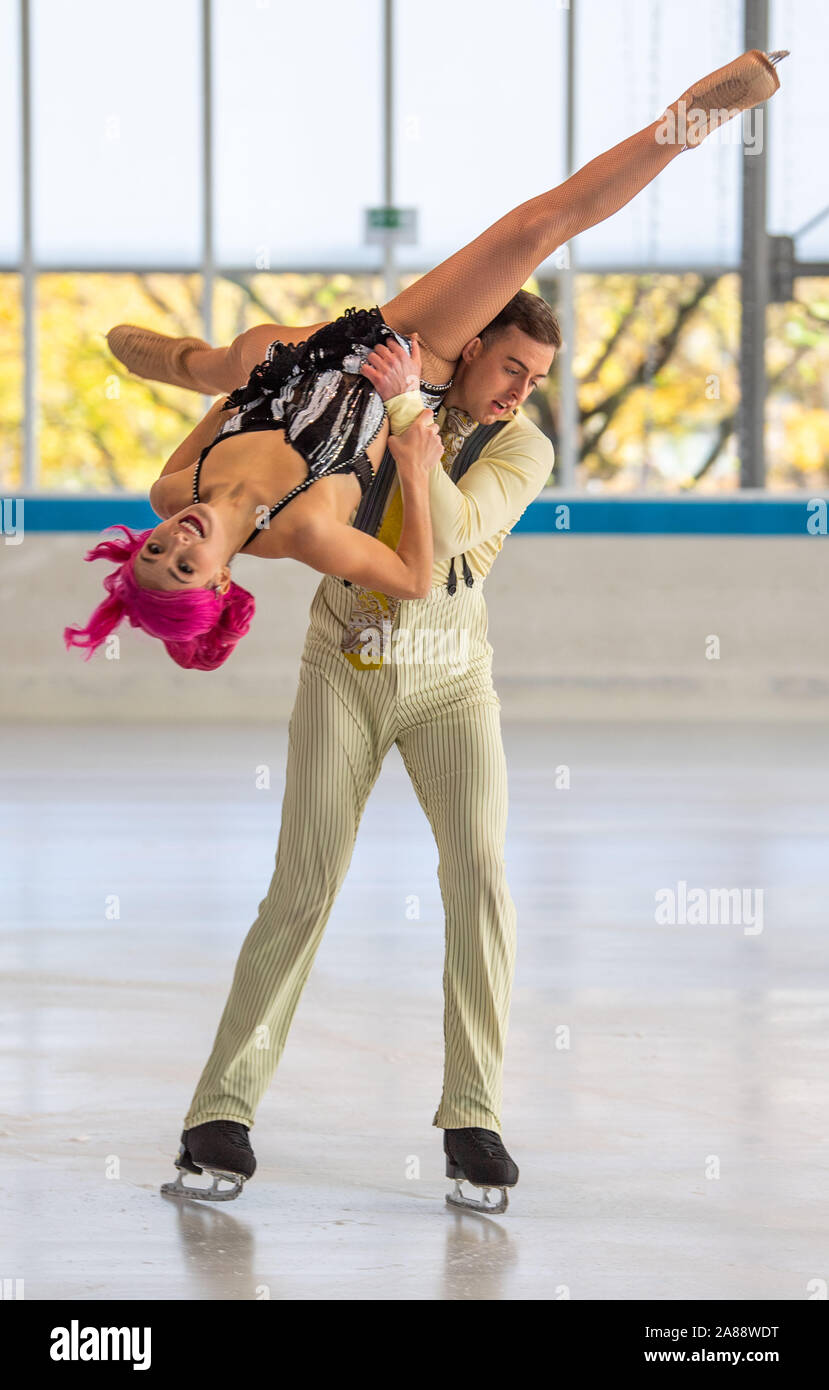 Munich, Germany. 07th Nov, 2019. Colin Grafton, figure skater and model