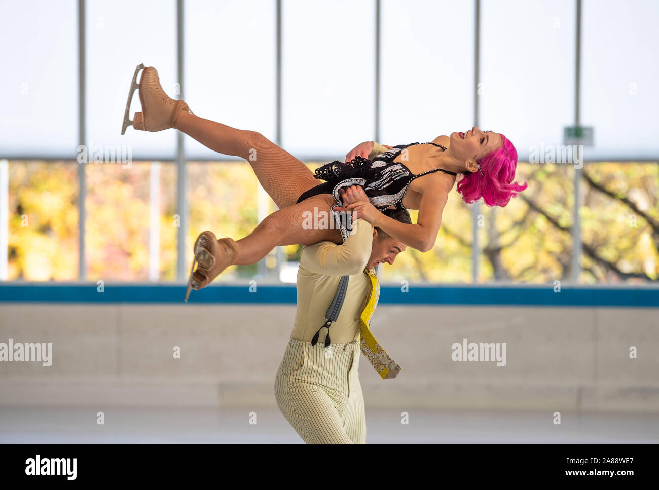 Munich, Germany. 07th Nov, 2019. Colin Grafton, figure skater and model