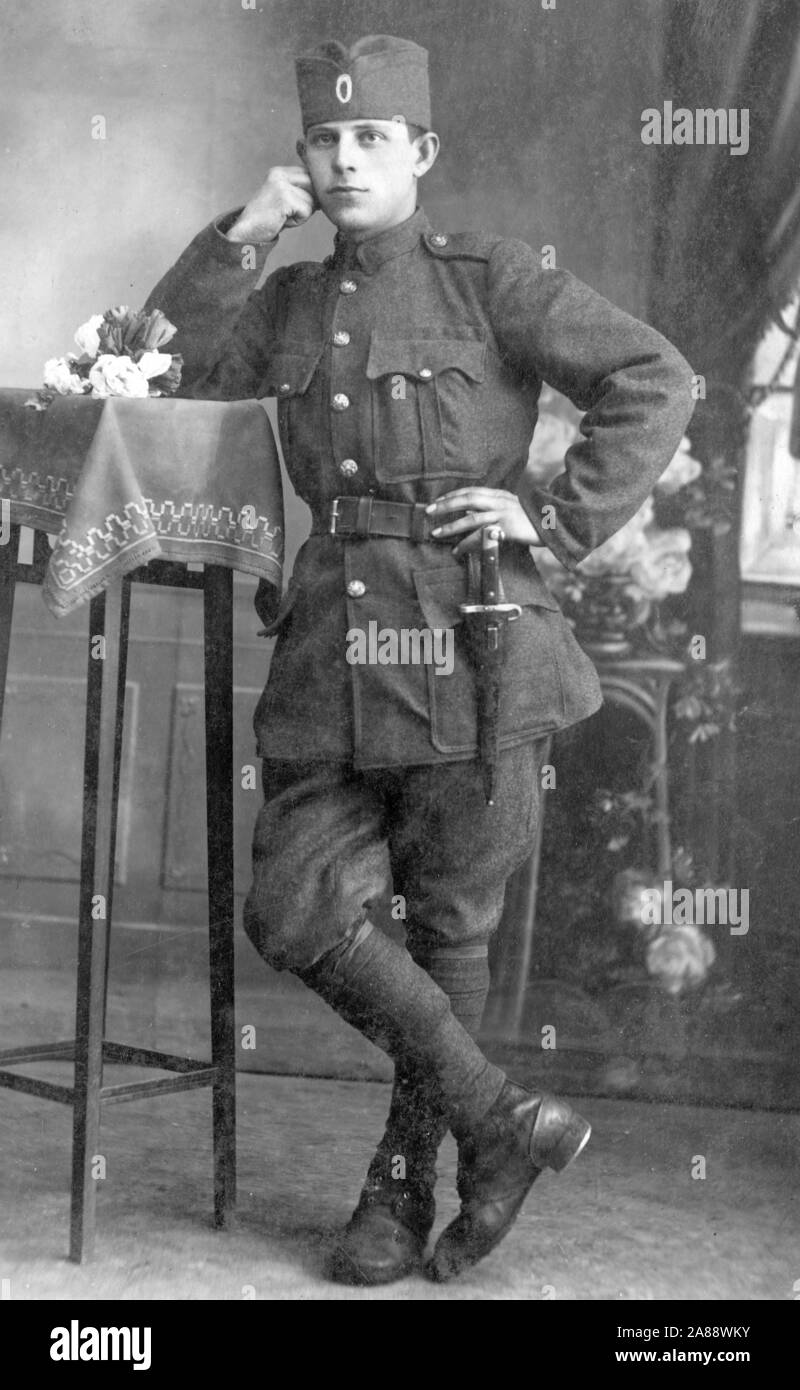 Yugoslavian soldier WW2 Stock Photo