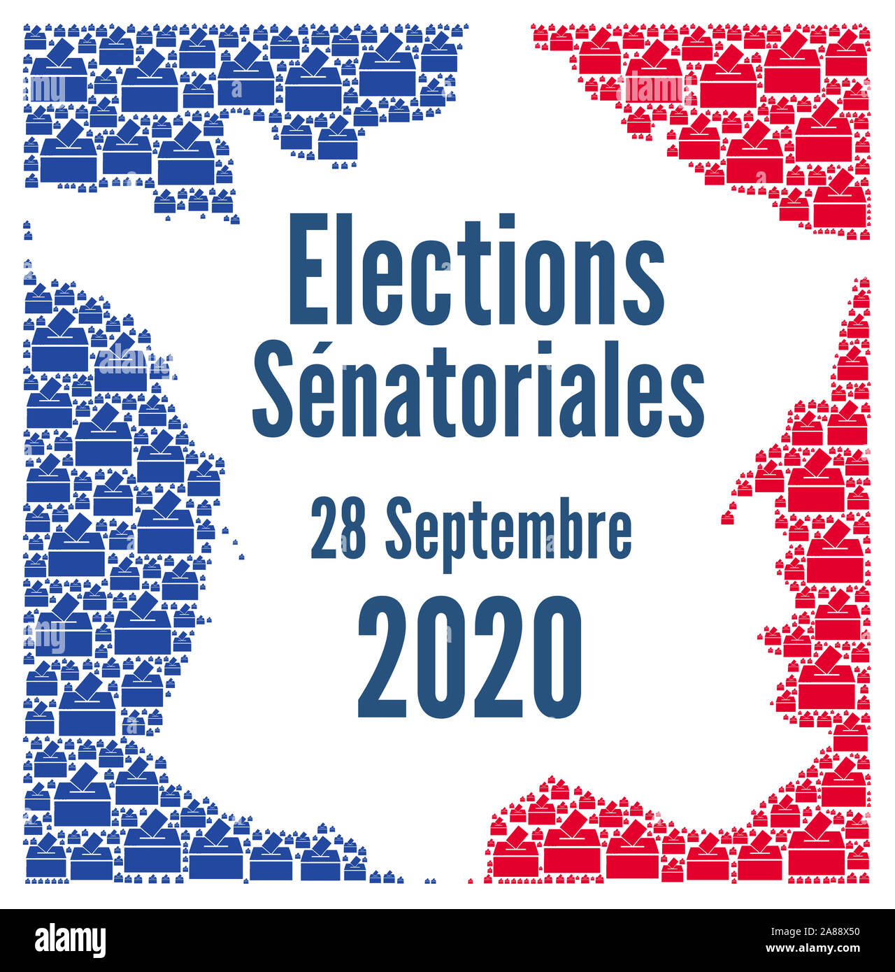 French Senate election 2020 in France Stock Photo - Alamy