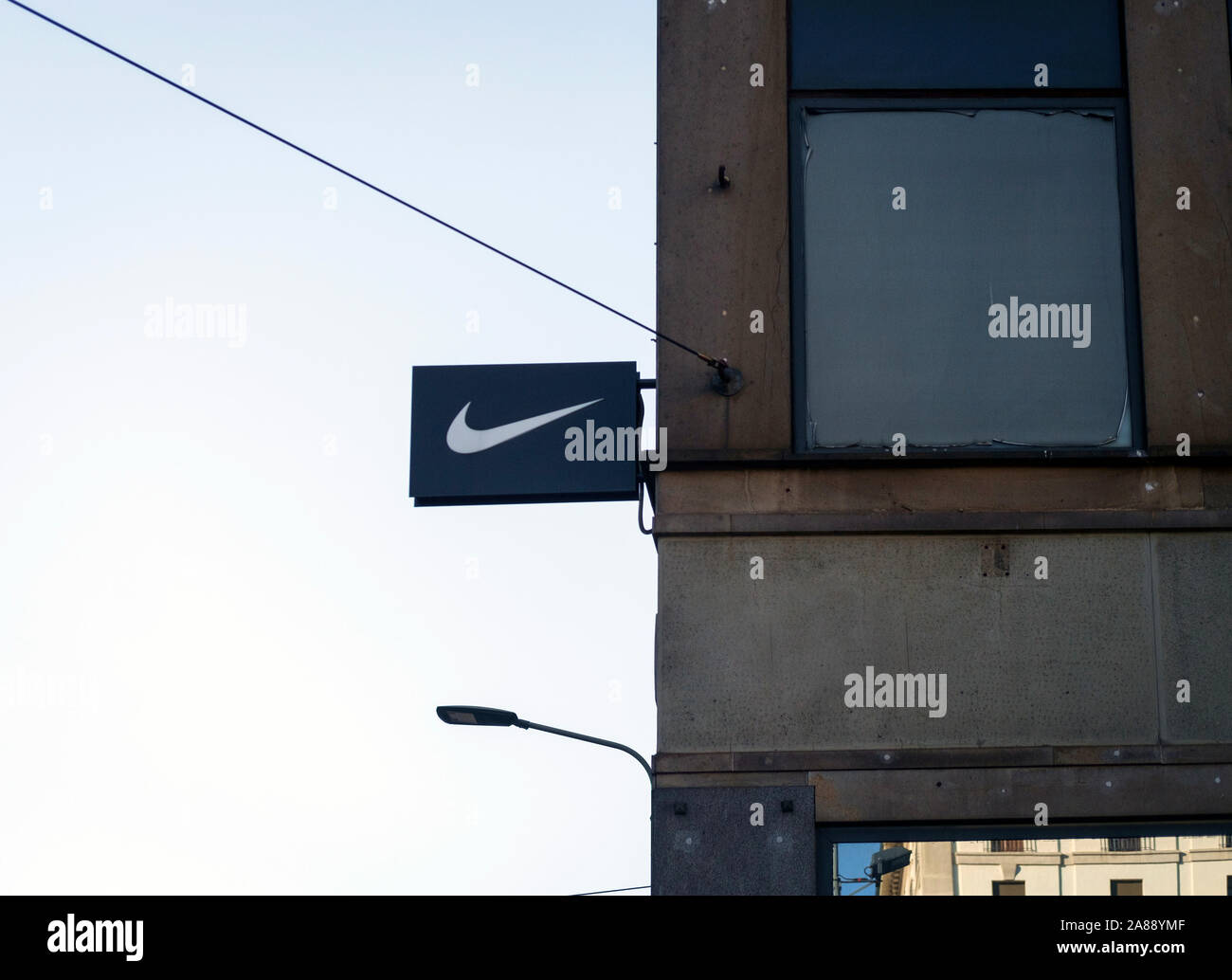 Nike store milan hi-res stock photography and images - Alamy