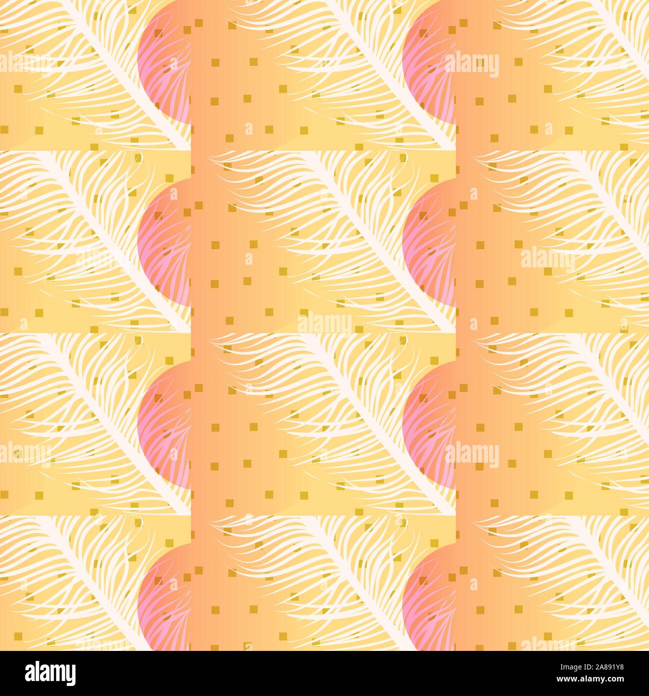 Vintage Sunny summer pattern in retro style of the 80s. textile ...