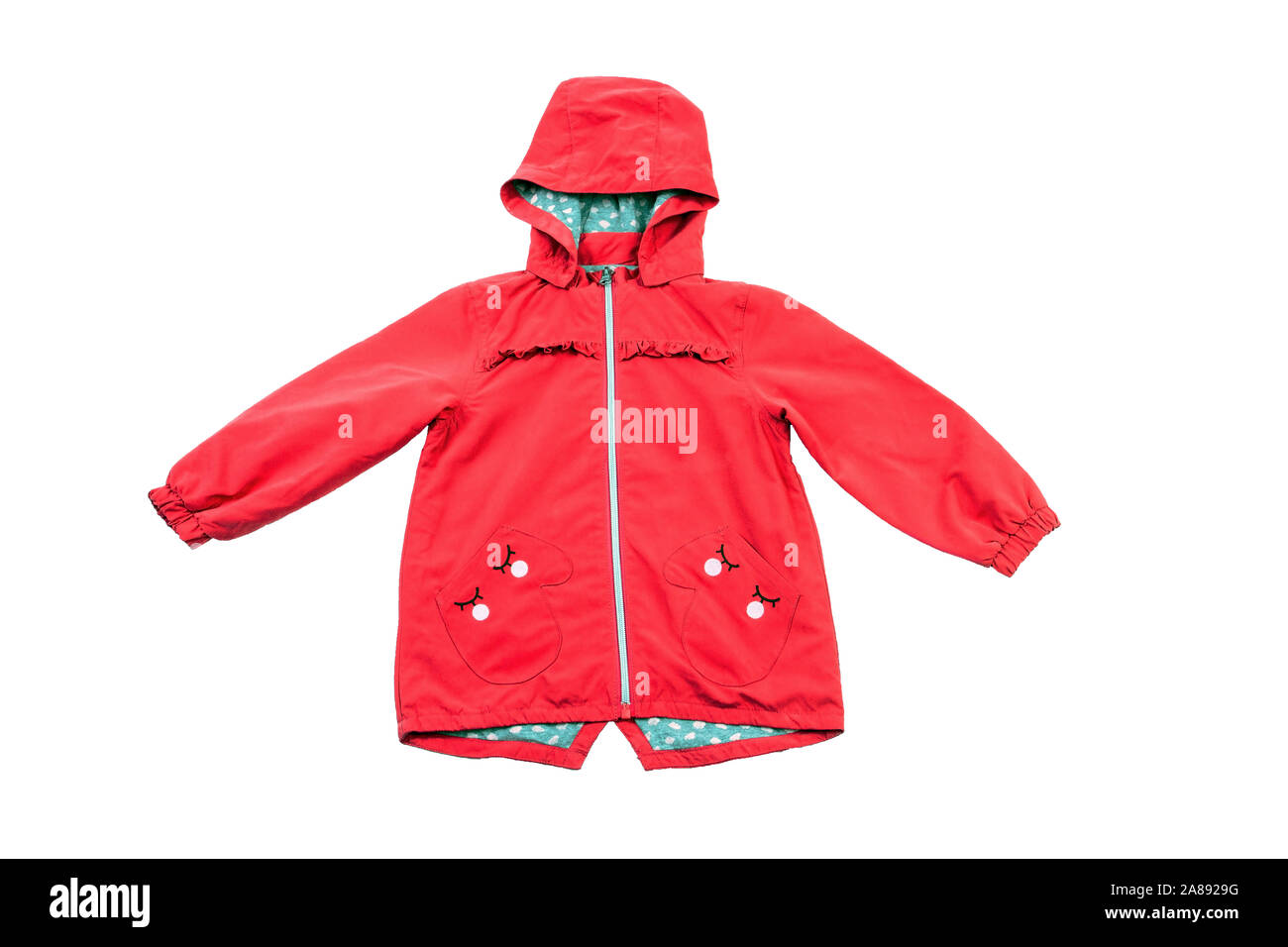 bright colored rain jackets