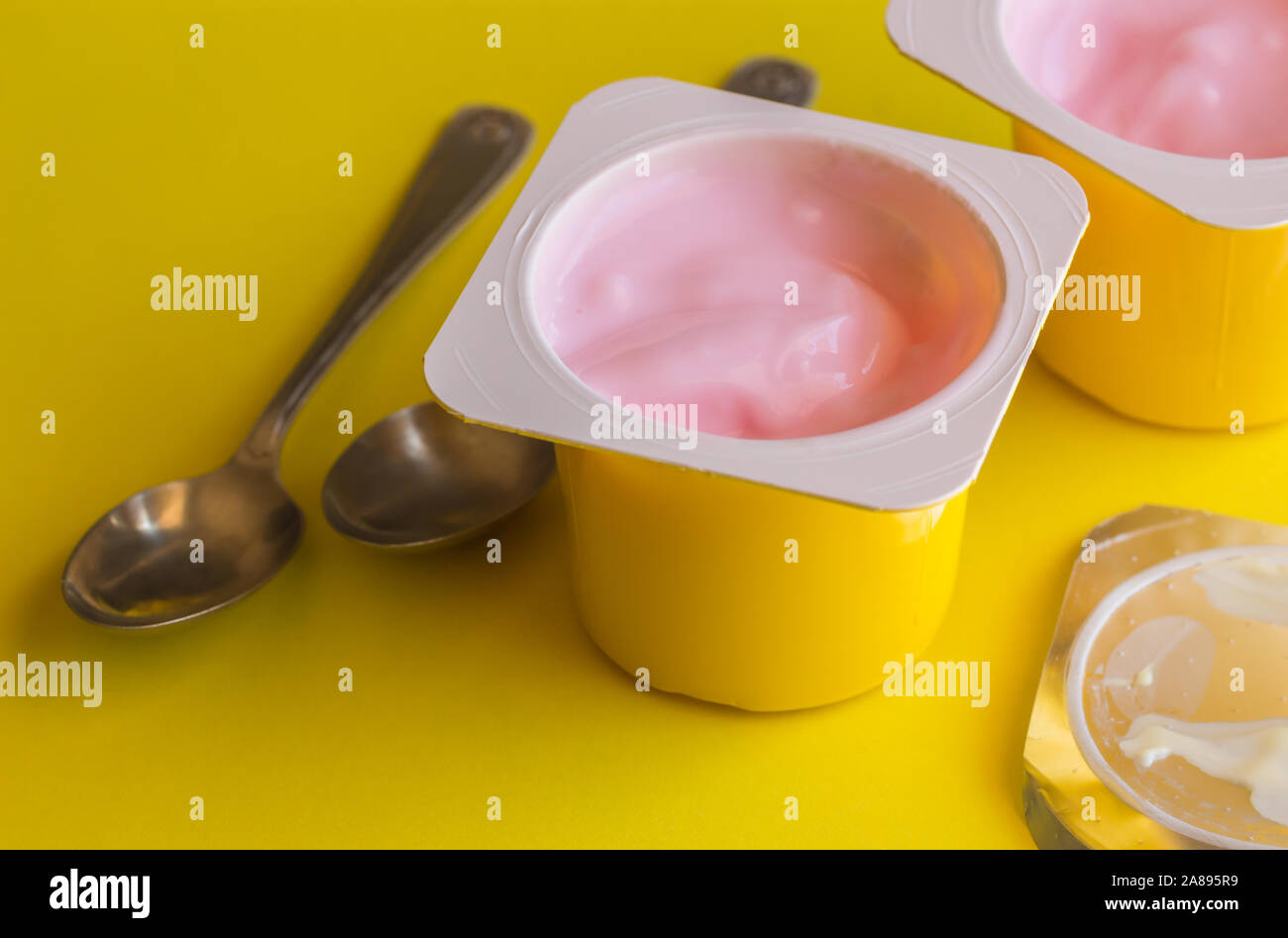 Yogurt Pots High Resolution Stock Photography and Images Alamy