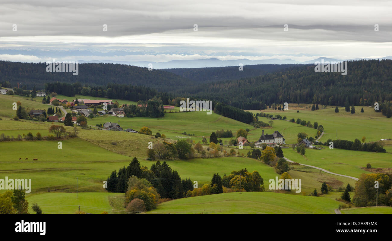 Ibach,  autumn, Black Forest, Germany Stock Photo