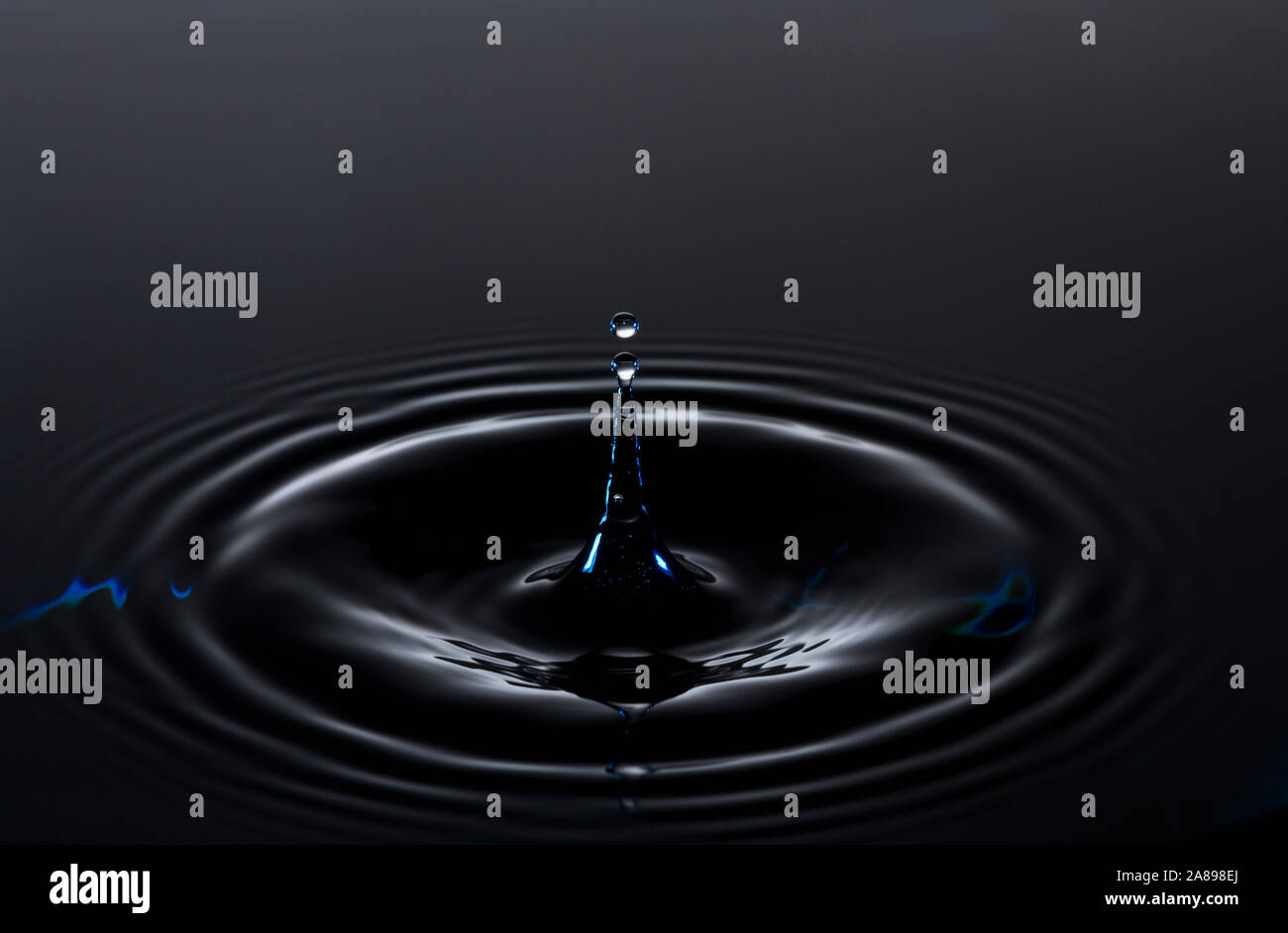 Water Drop Ripples Diffuser Water drop creating circular ripples Stock Photo - Alamy