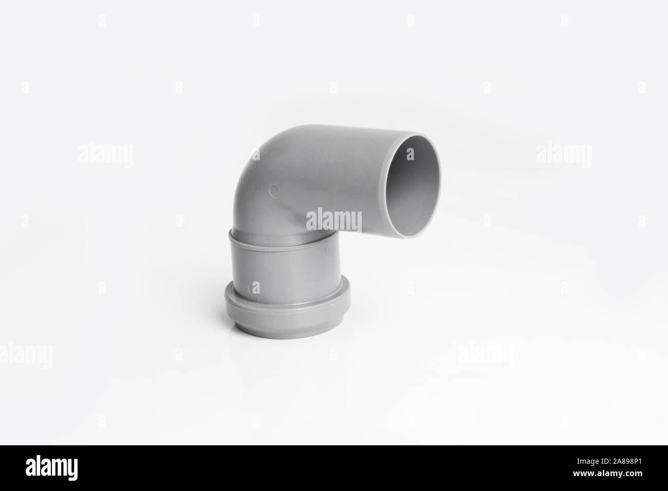 Plastic PVC pipes sewer fittings on a light background Stock Photo Alamy