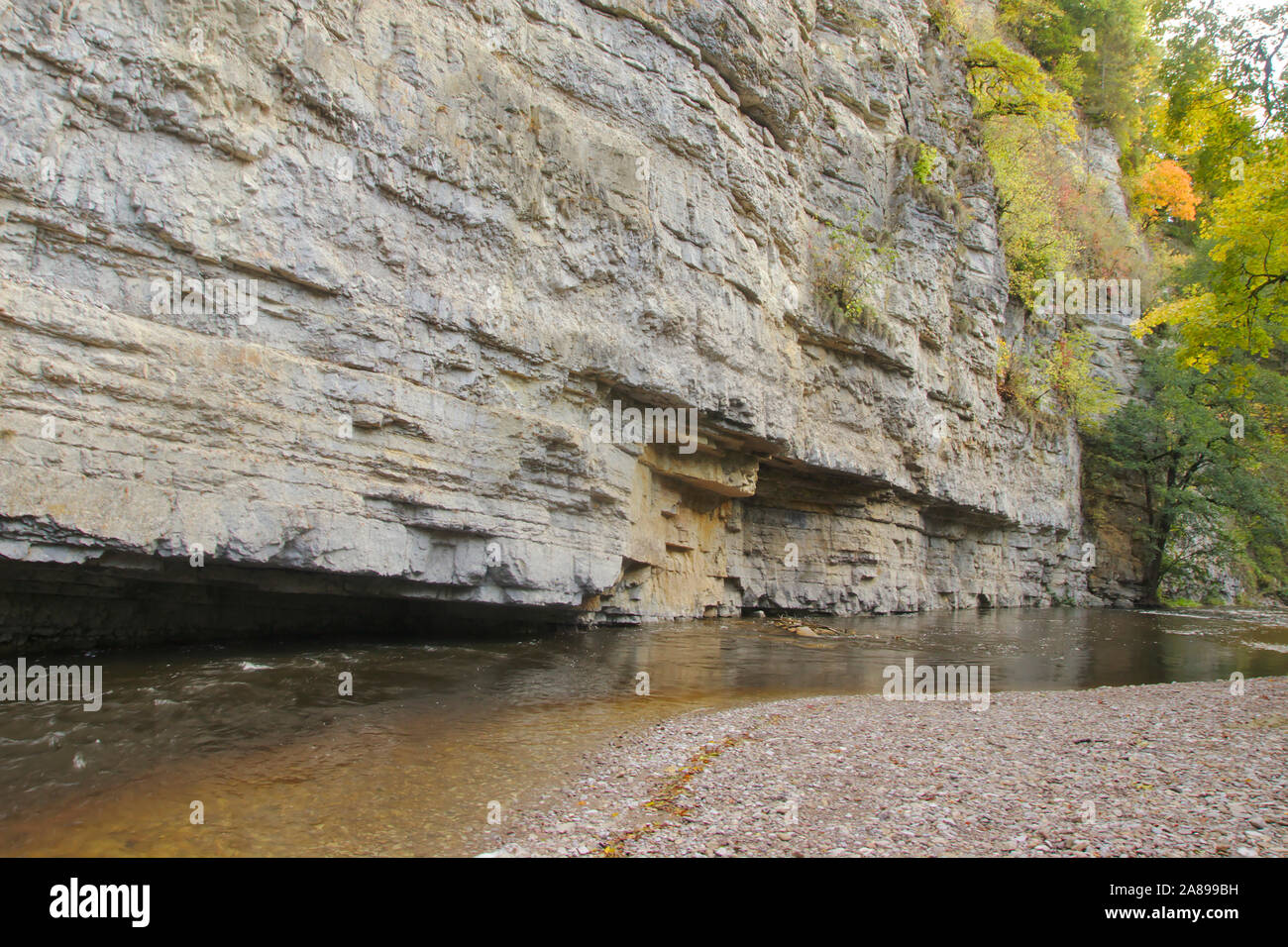 Wutachschlucht (Wutach canyon),  autumn, Black Forest, Germany Stock Photo