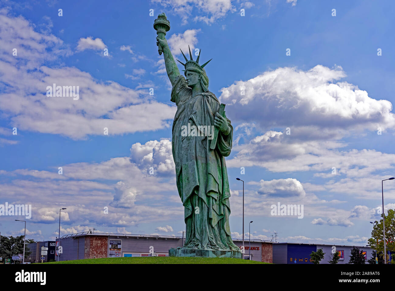 Freiheitsstatue, Statue De La Liberté de Colmar Stock Photo - Alamy