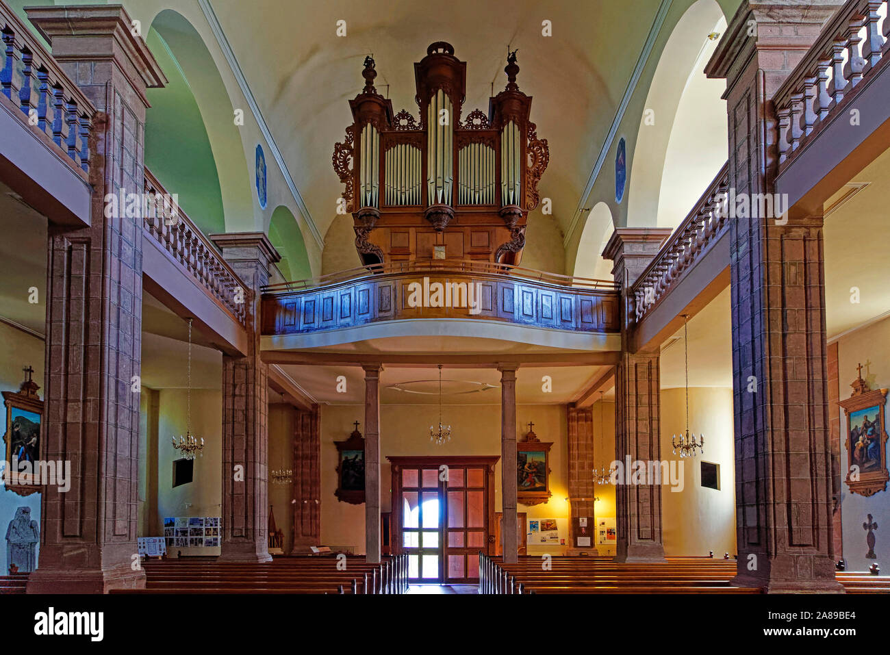 Kirche, Église de Châtenois, erbaut 1759