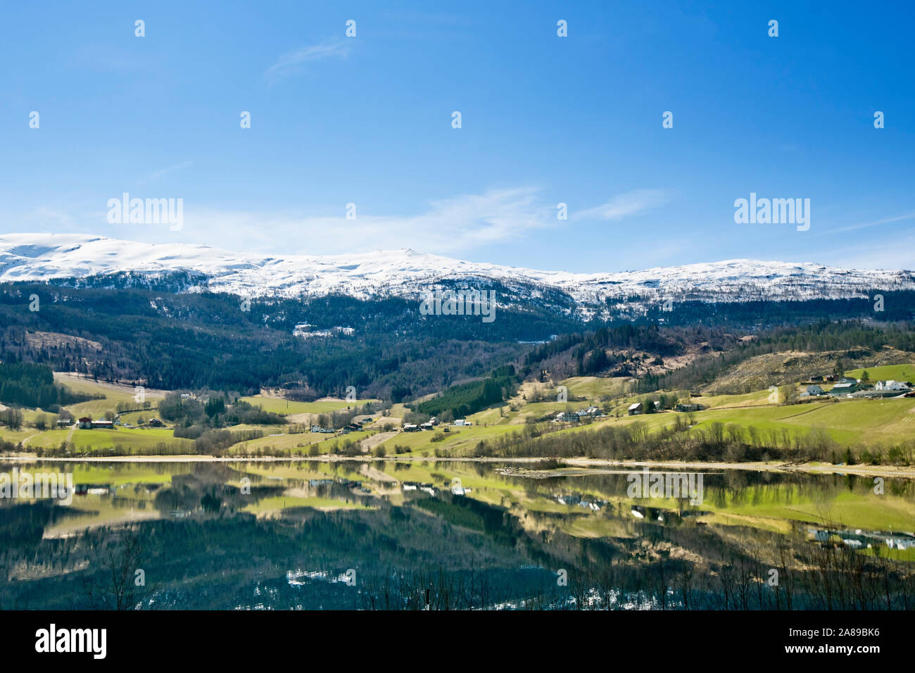 The Western Fjords. Bergen, Norway Stock Photo