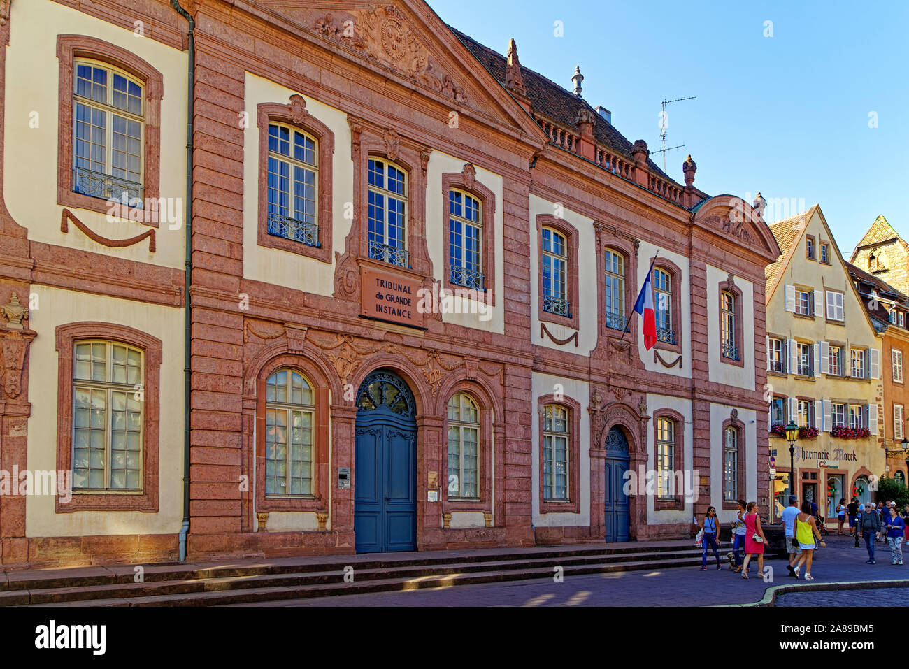 Städtisches Gerichtsgebäude, Tribunal de Grande Instance Stock Photo