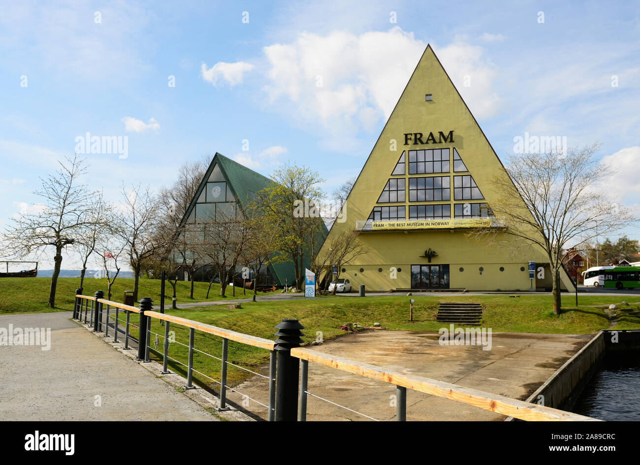 Fram Museum, dedicated to the polar expeditions. Bygdoy, Oslo. Norway. Stock Photo