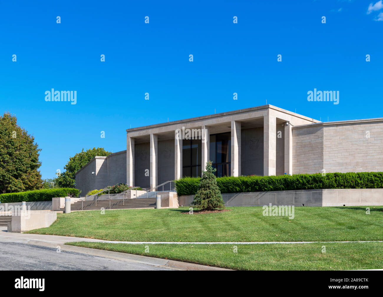 Harry S. Truman Presidential Library and Museum, Independence, Missouri, USA Stock Photo