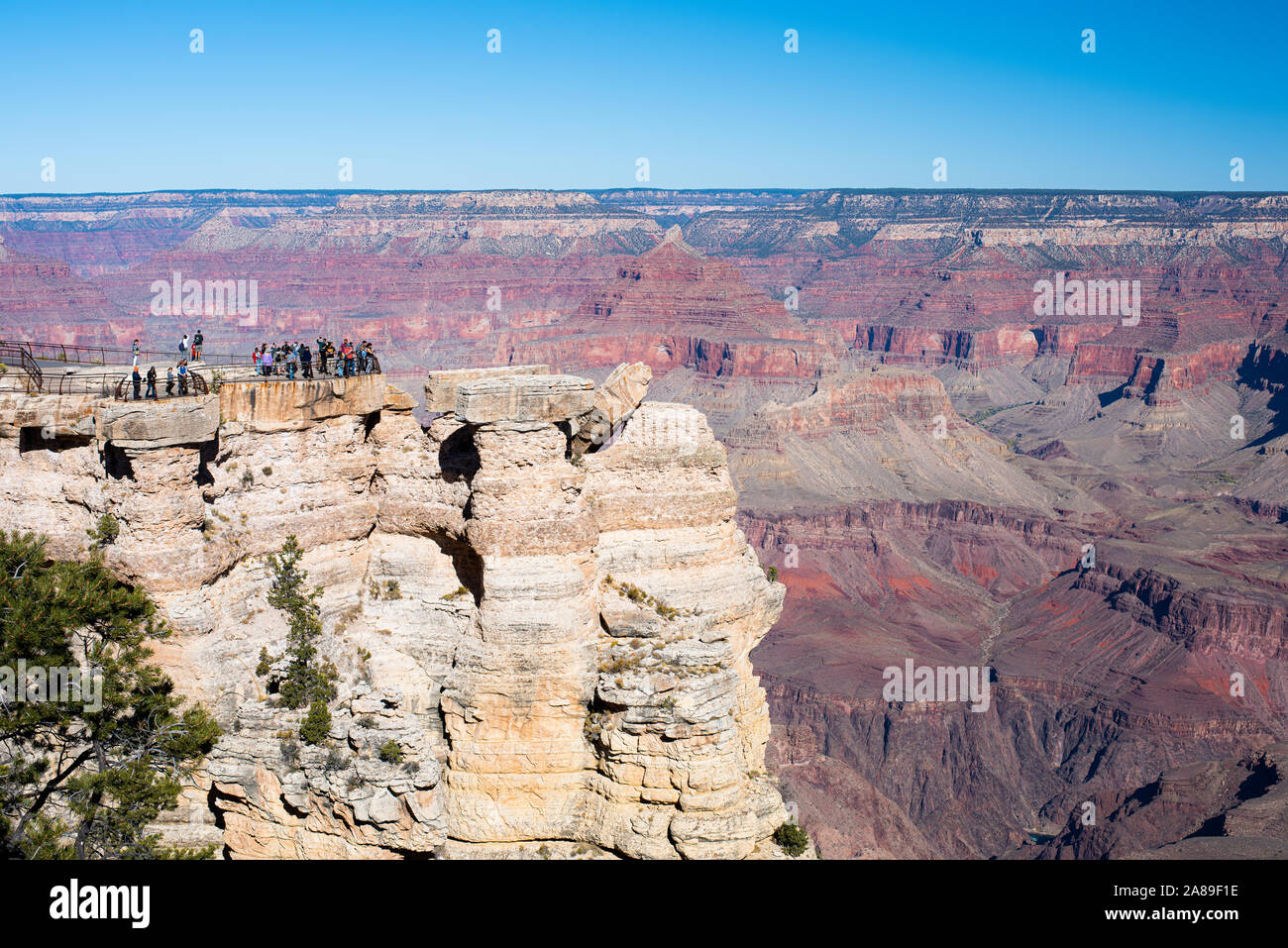 Grand Canyon Arizona Multiple view points high resolution. Stock Photo