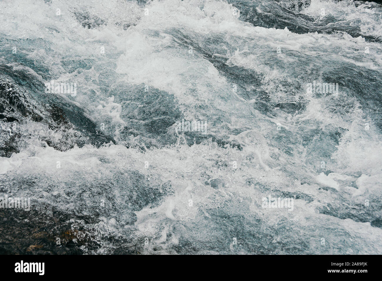 Rough water of sea surf. The water boils in rapid flow of river Stock Photo Alamy