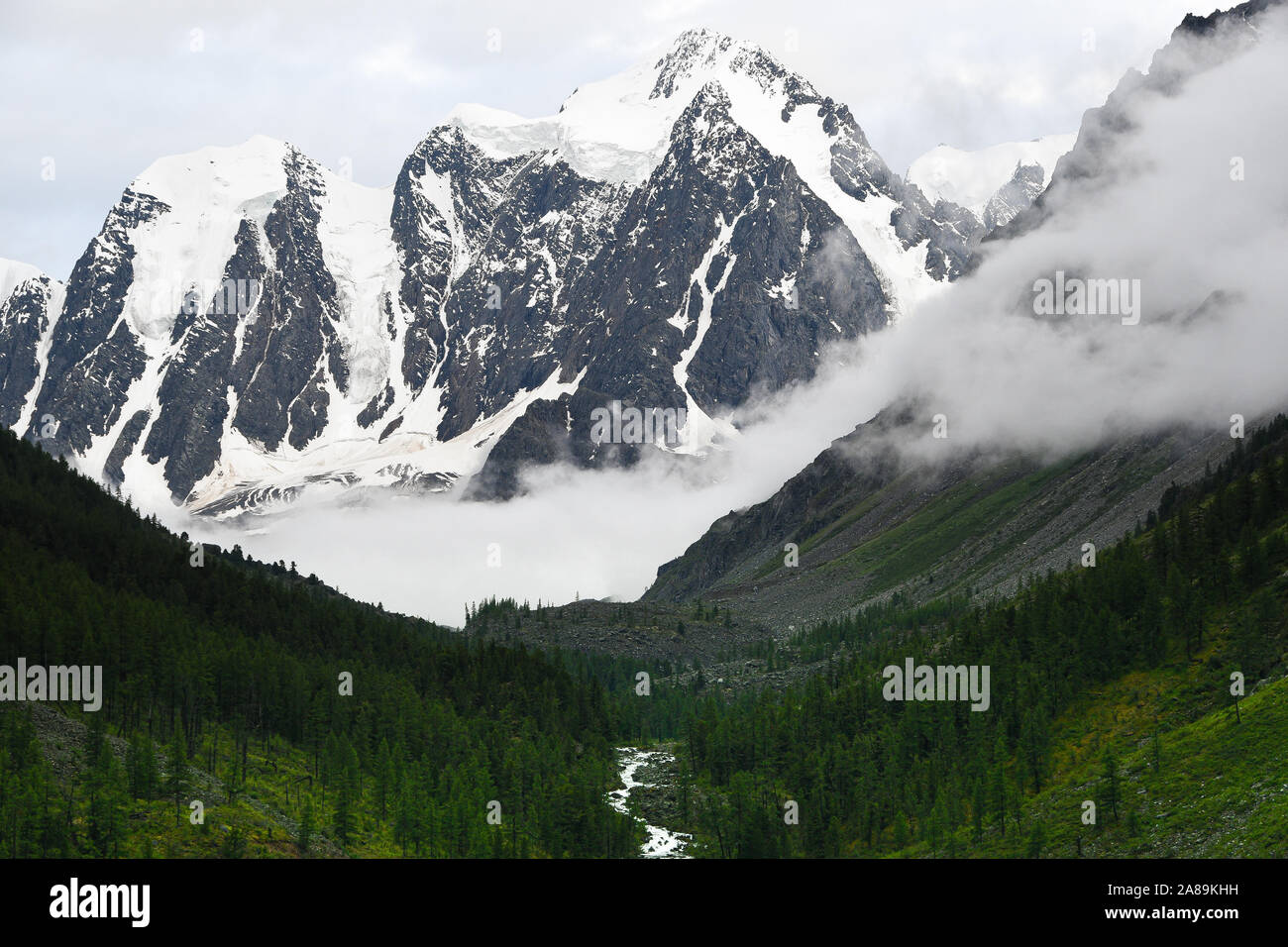 Rocks under blue sky with clouds. Mountain Hiking, summer tourism Stock ...