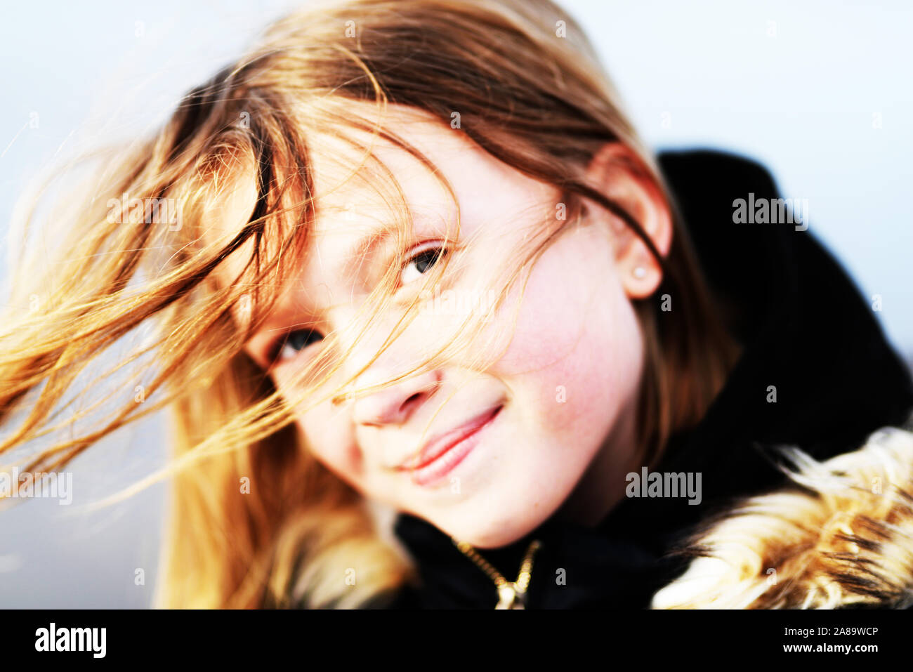 fresh faced girl Stock Photo - Alamy