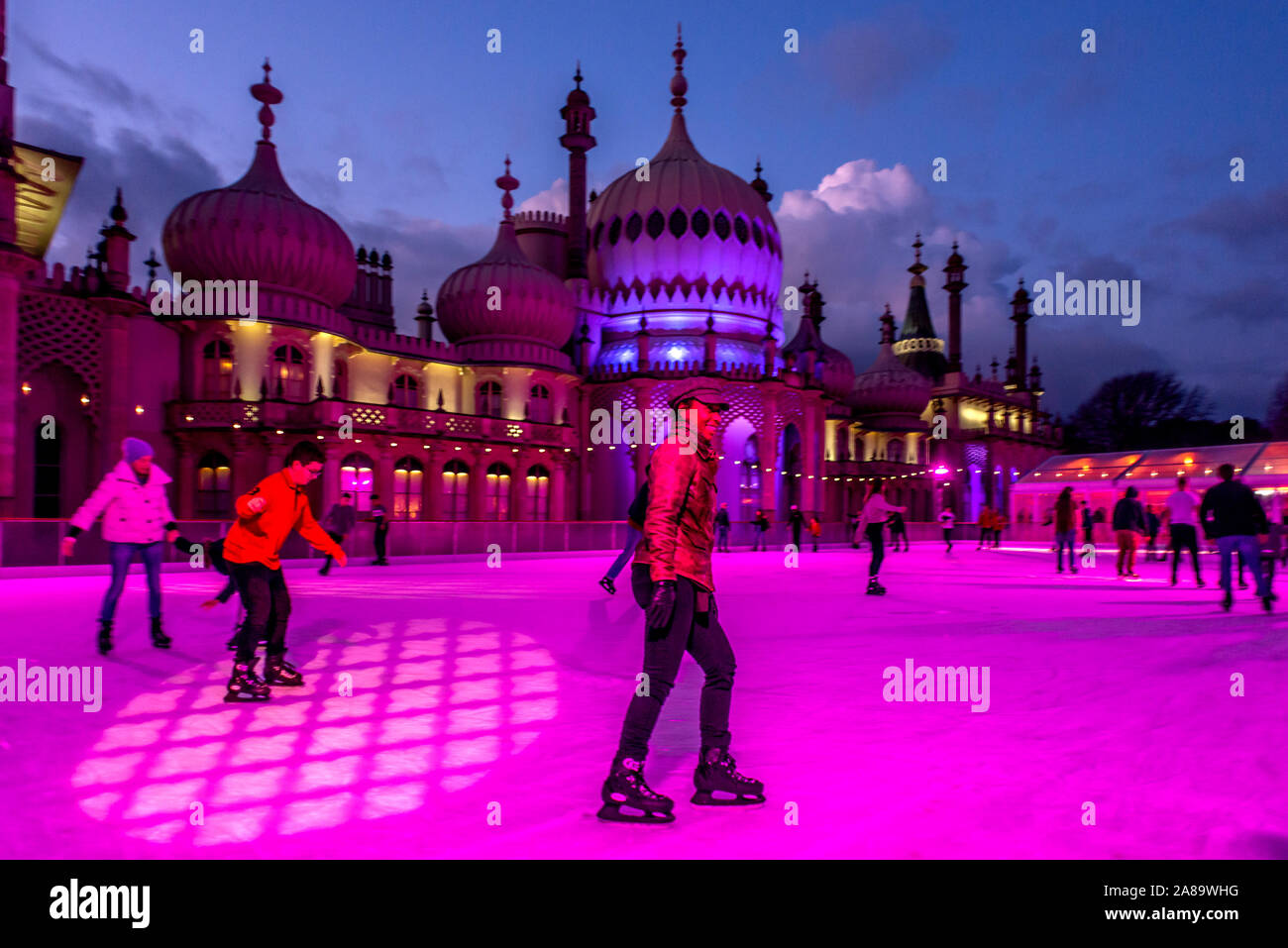 The everpopular Brighton Pavilion icerink opened this week, for the