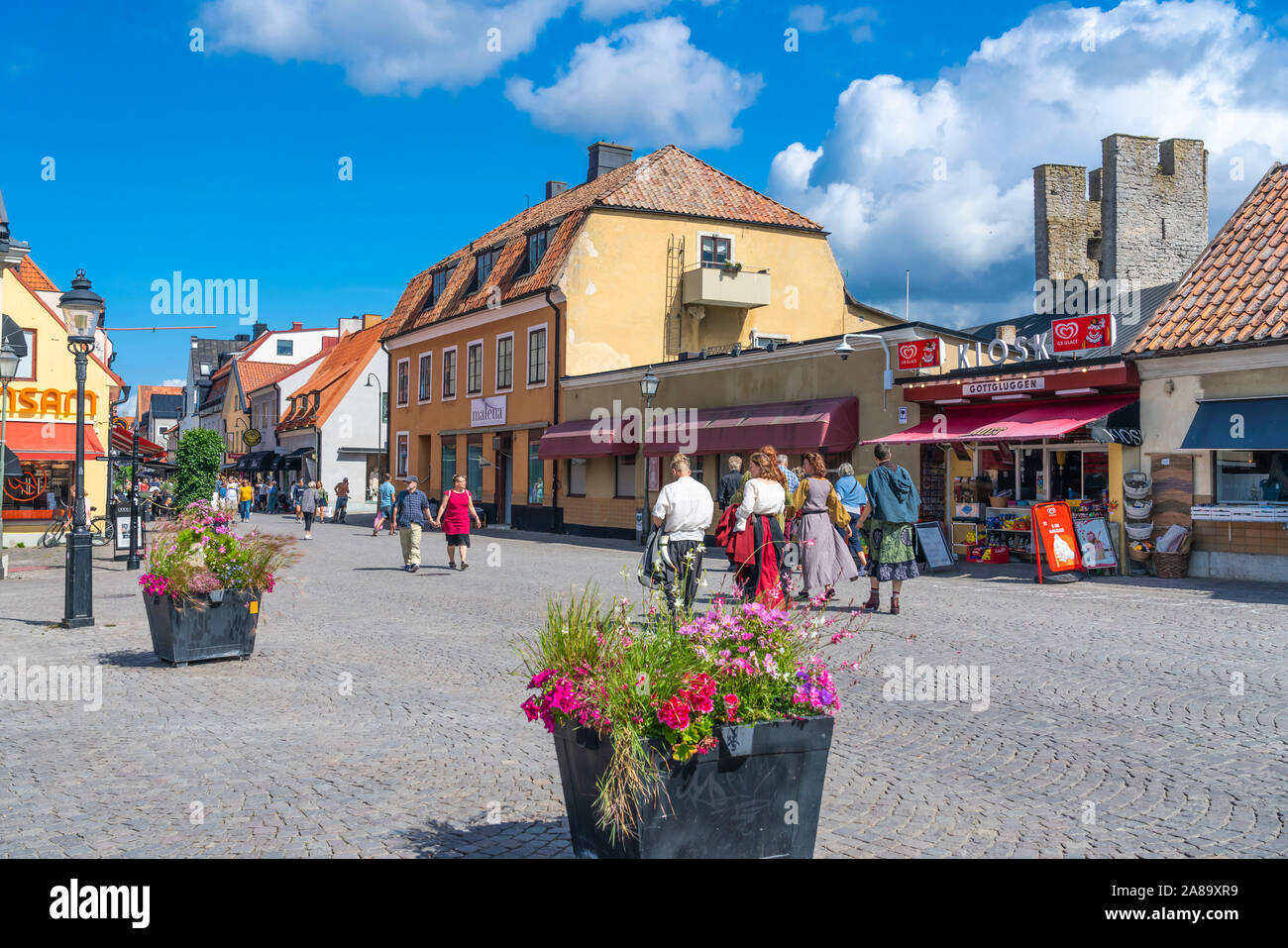 Visby Square Town Square In Visby In High Resolution Stock Photography and Images ...