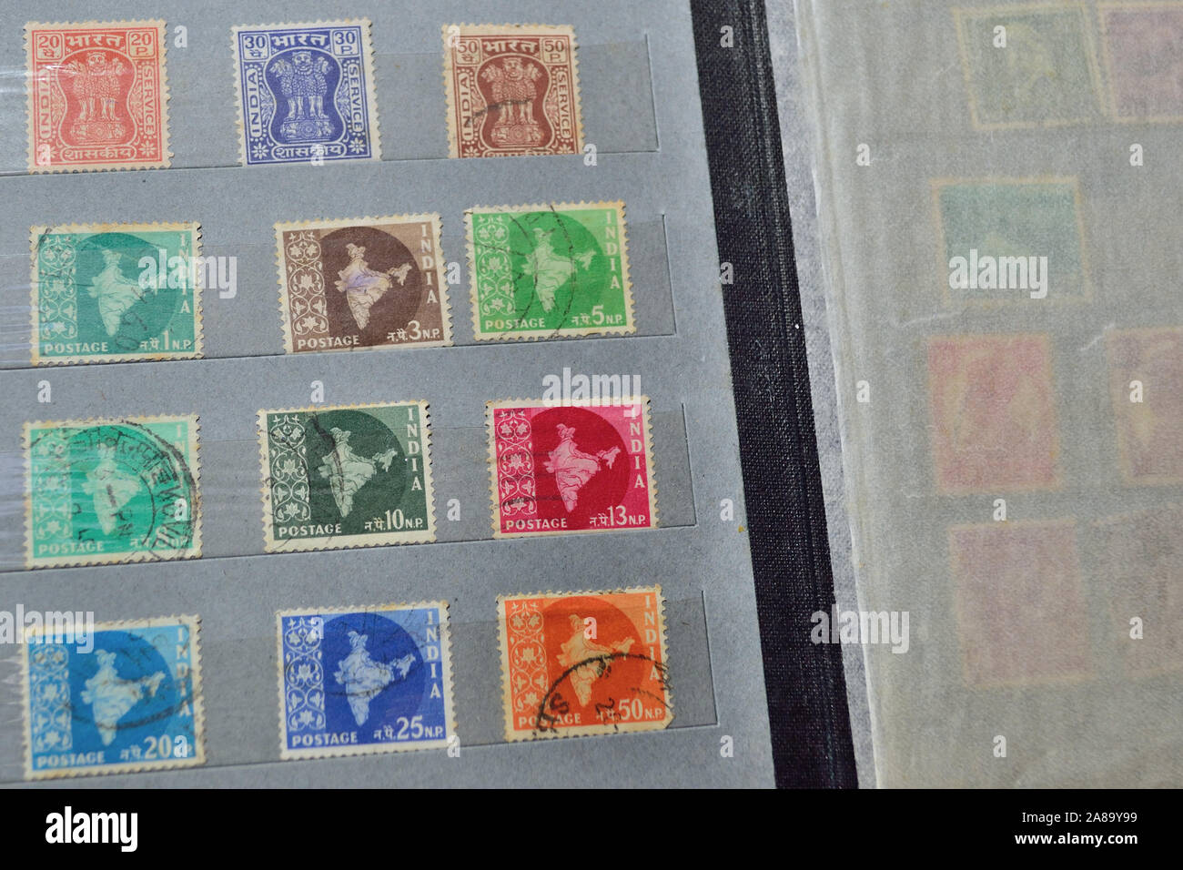 Indian postage stamps hi-res stock photography and images - Alamy