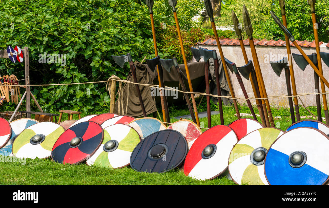 Medieval Week celebrations in the Hanseatic town of Visby, Gotland