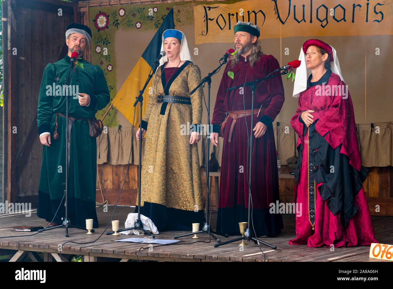 Medieval Week celebrations in the Hanseatic town of Visby, Gotland