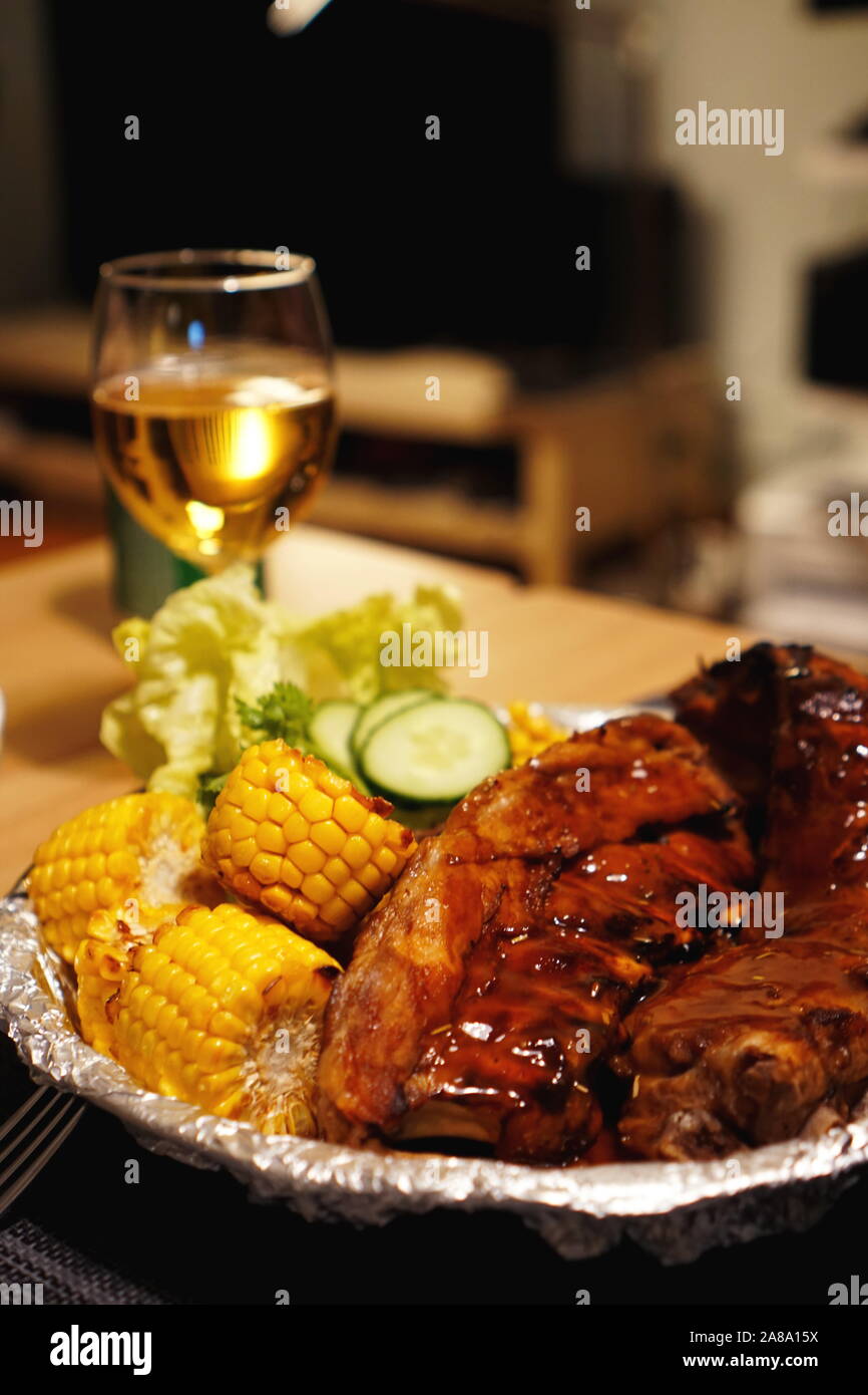 Asian grill food dish meal Vietnamese Stock Photo Alamy