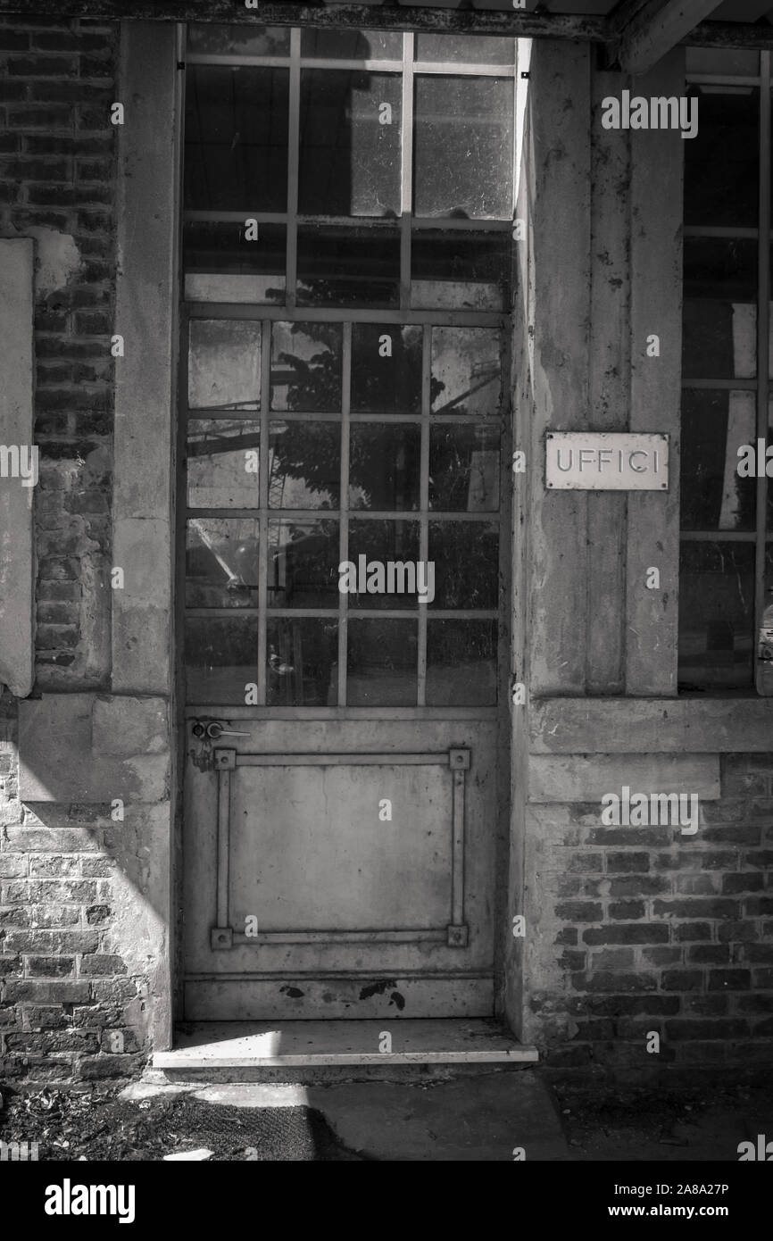 Sugar factory abandoned in Italy Stock Photo Alamy