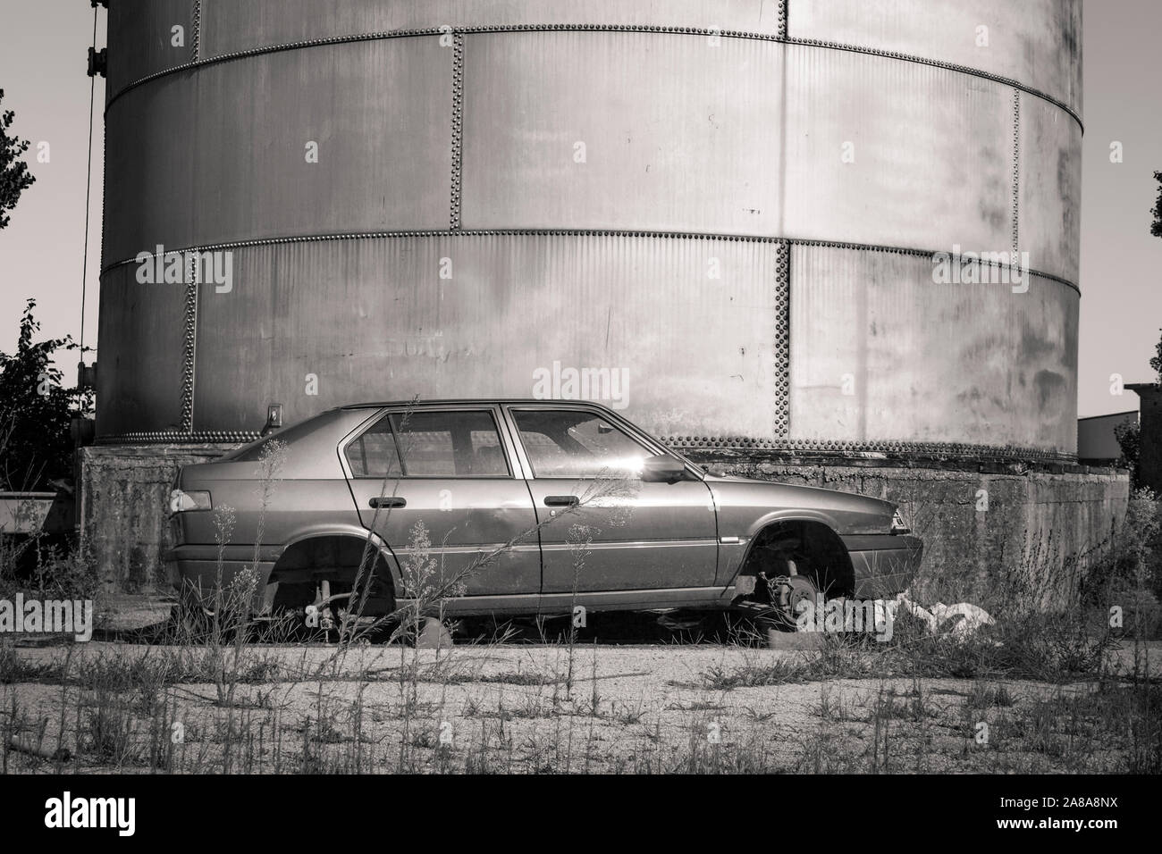 Sugar factory abandoned in Italy Stock Photo Alamy