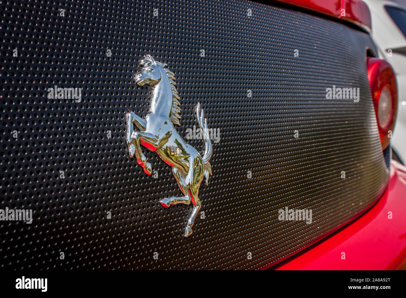 The Prancing Horse's coat of arms Stock Photo Alamy