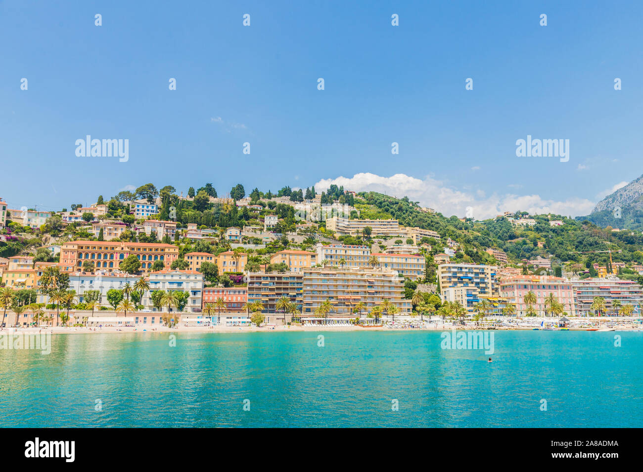 A view in Menton in France Stock Photo Alamy