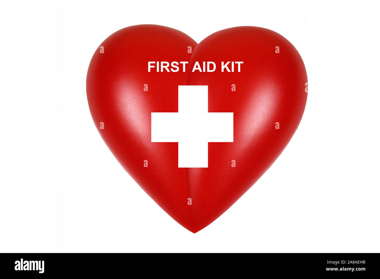 Rotes Herz, Organ, Gesundheit, Körperteil, First Aid Kit, Erste Hilfe Setm, Stock Photo