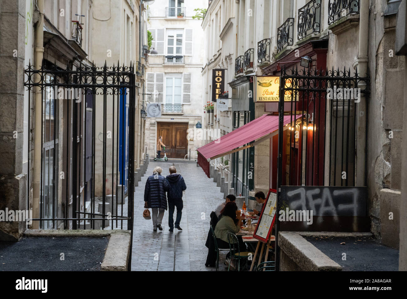 Paris on a rainy day Stock Photo