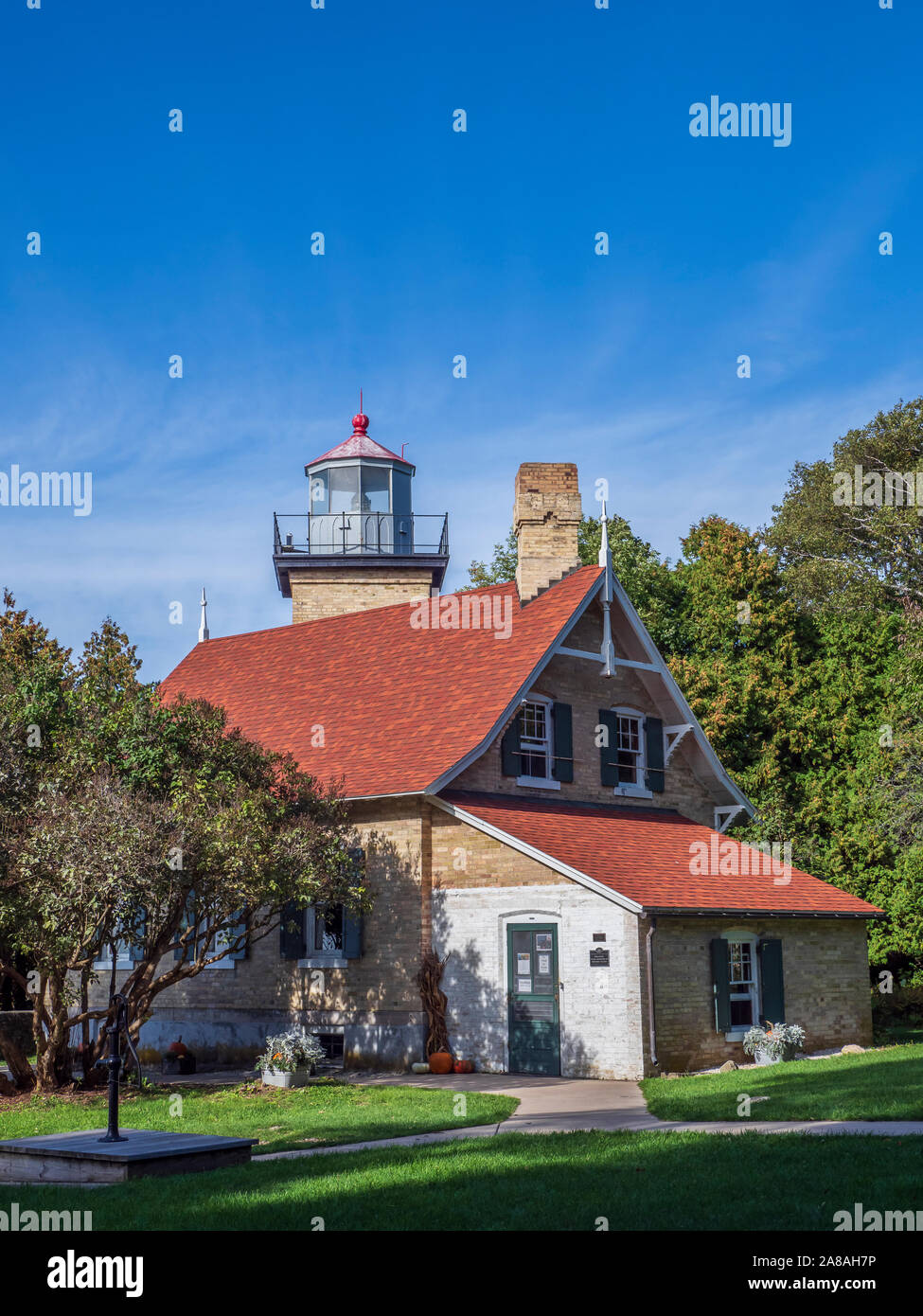 Eagle Bluff Lighthouse, Peninsula State Park, Fish Creek, Wisconsin
