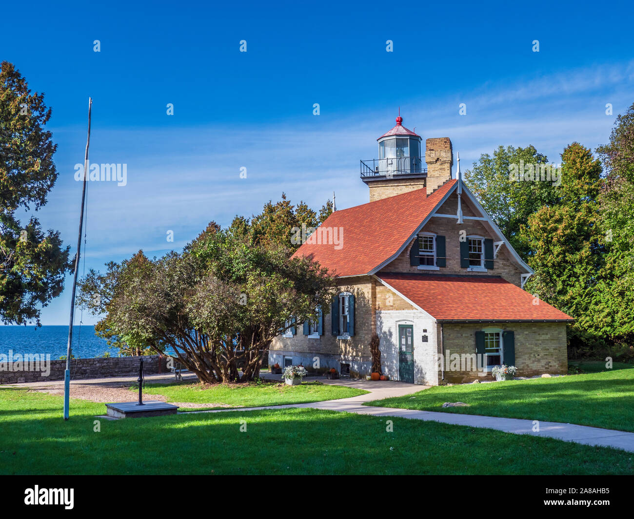Eagle Bluff Lighthouse, Peninsula State Park, Fish Creek, Wisconsin