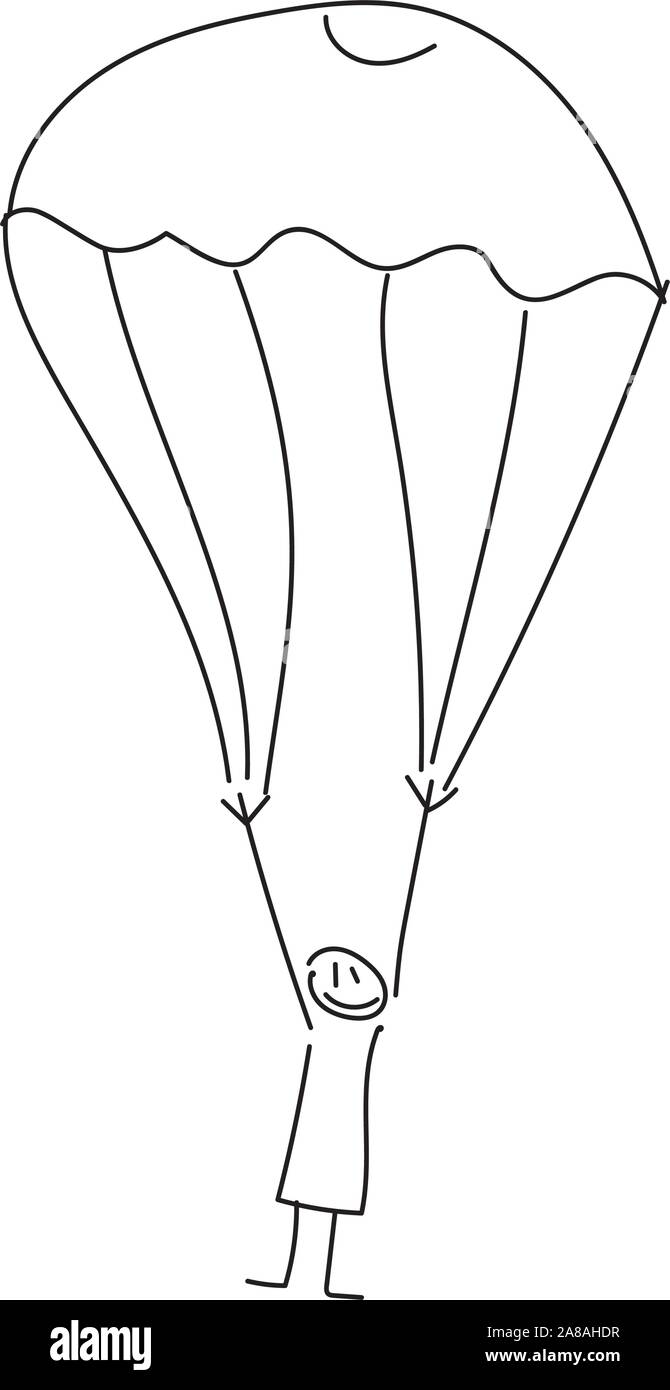 Using a parachute Stock Vector Images Alamy