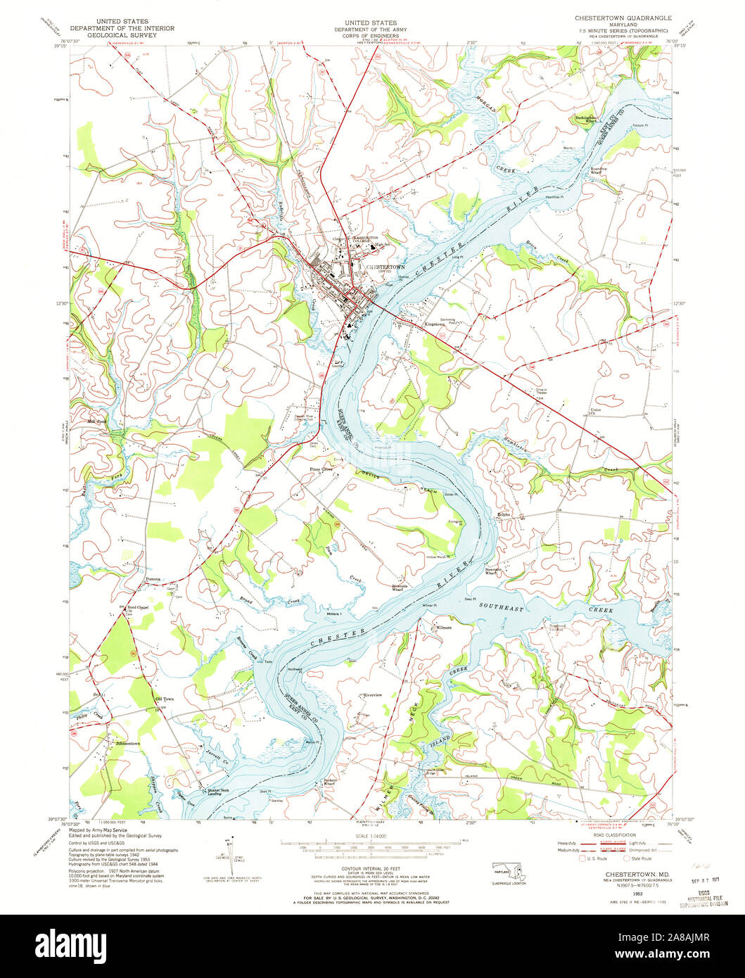 Map of chestertown Cut Out Stock Images & Pictures Alamy