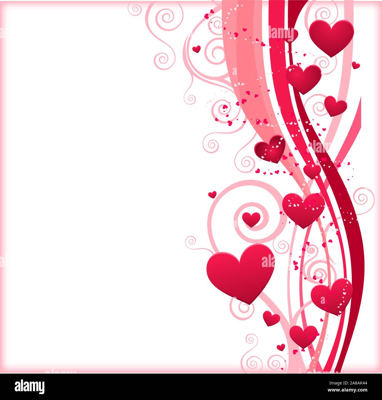 Heart Lines Design Pattern Vector Illustration Stock Vector Art