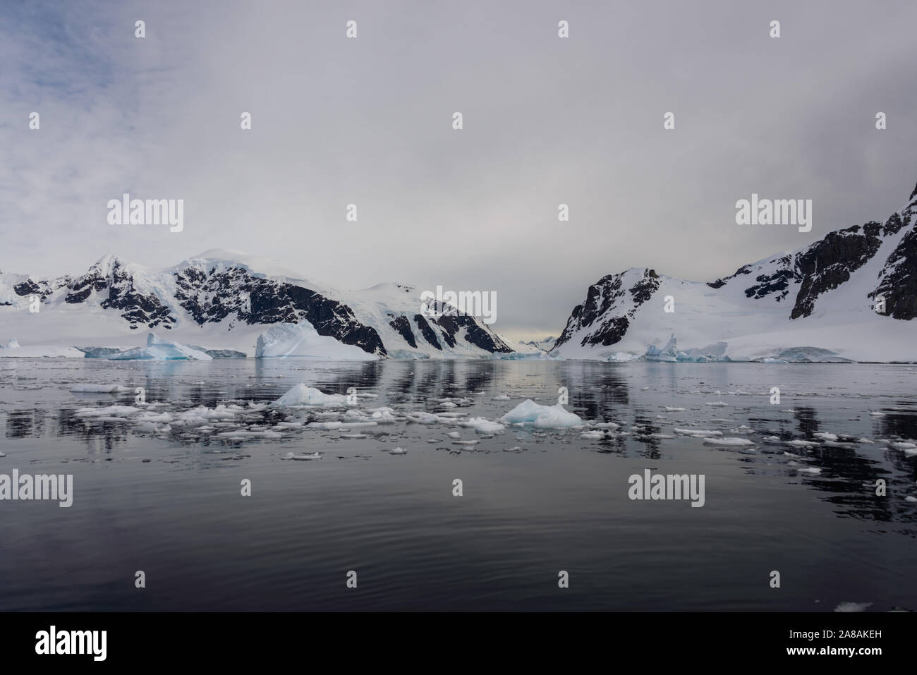 Antarctic landscape with ice Stock Photo - Alamy