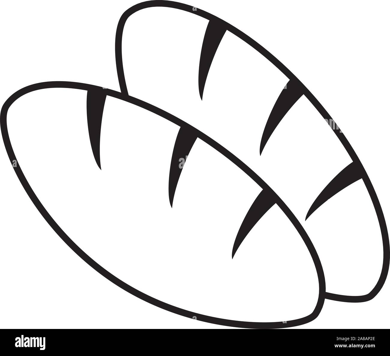 delicious bread food bakery icon Stock Vector Image & Art - Alamy