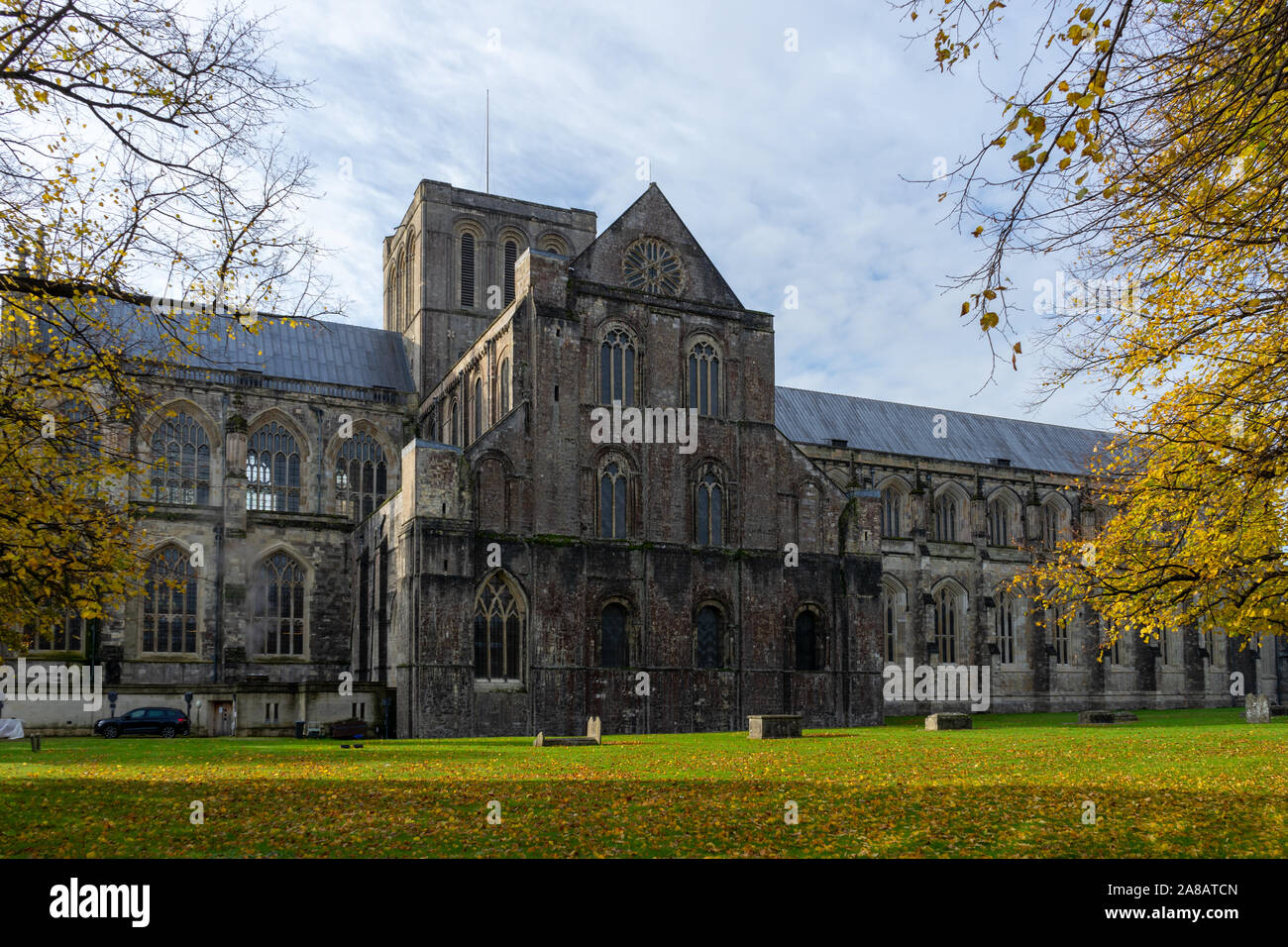 The exterior of Winchester cathedral, Winchester, Hampshire, UK Stock ...