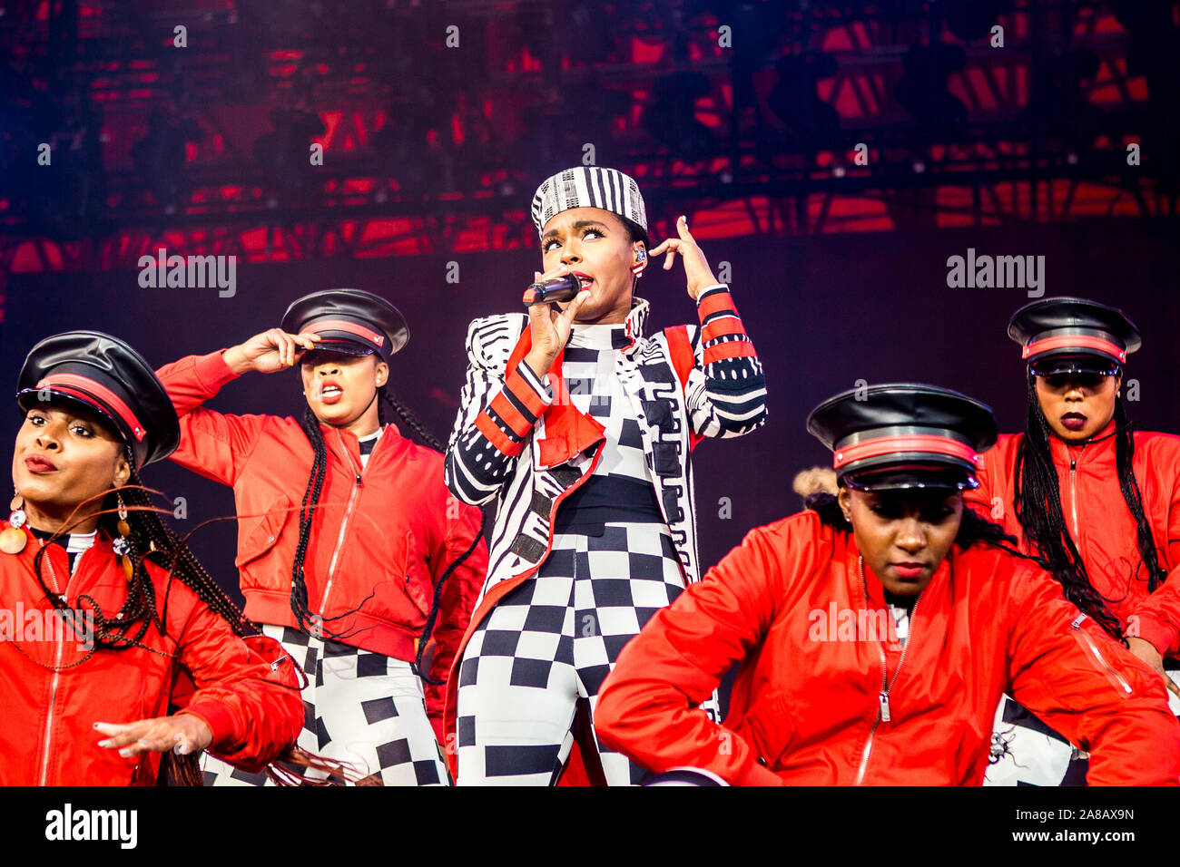 Roskilde Denmark July 06th 2019 The American Soul And R B Singer And Songwriter Janelle Monae Performs alamy