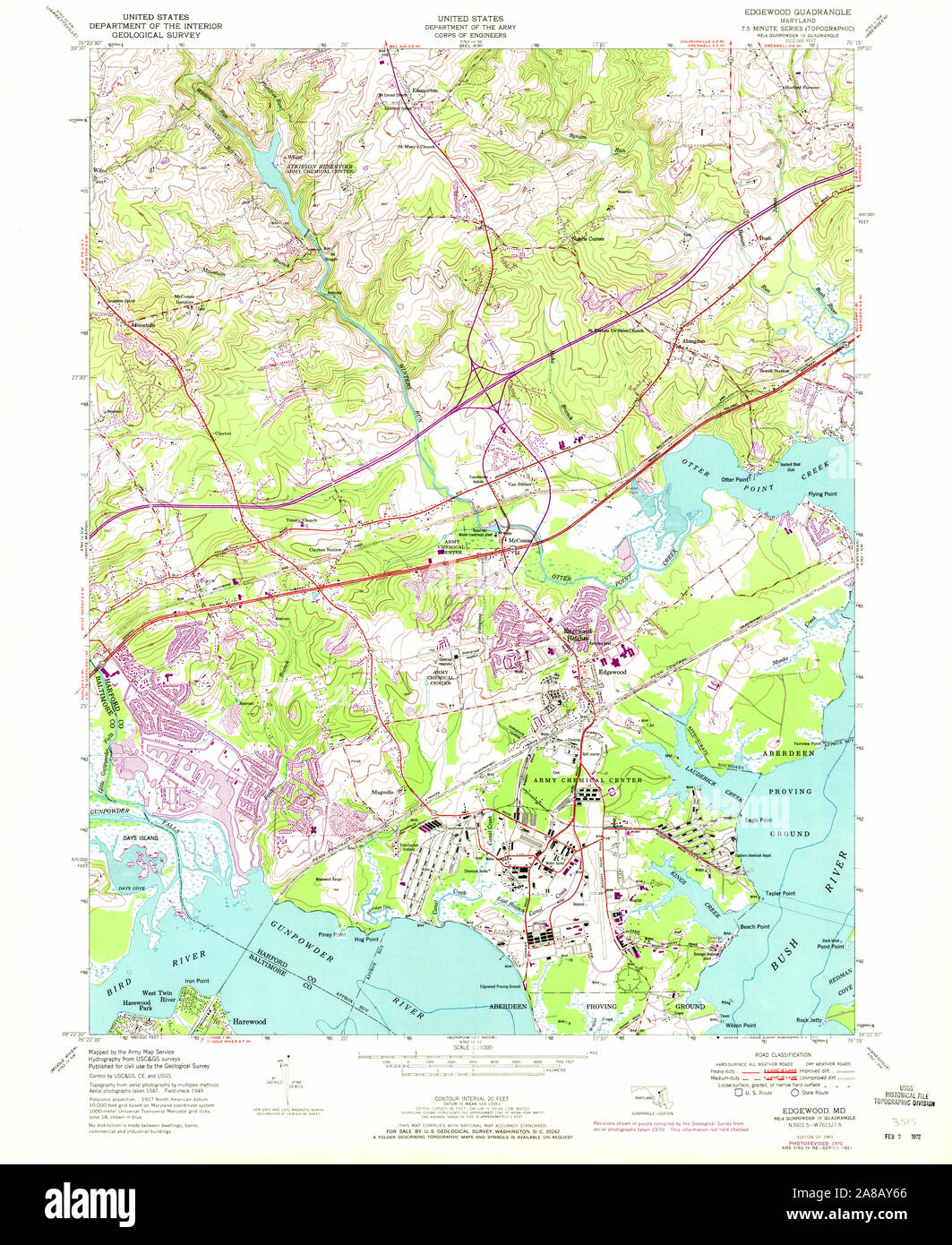 Map of edgewood hi-res stock photography and images - Alamy